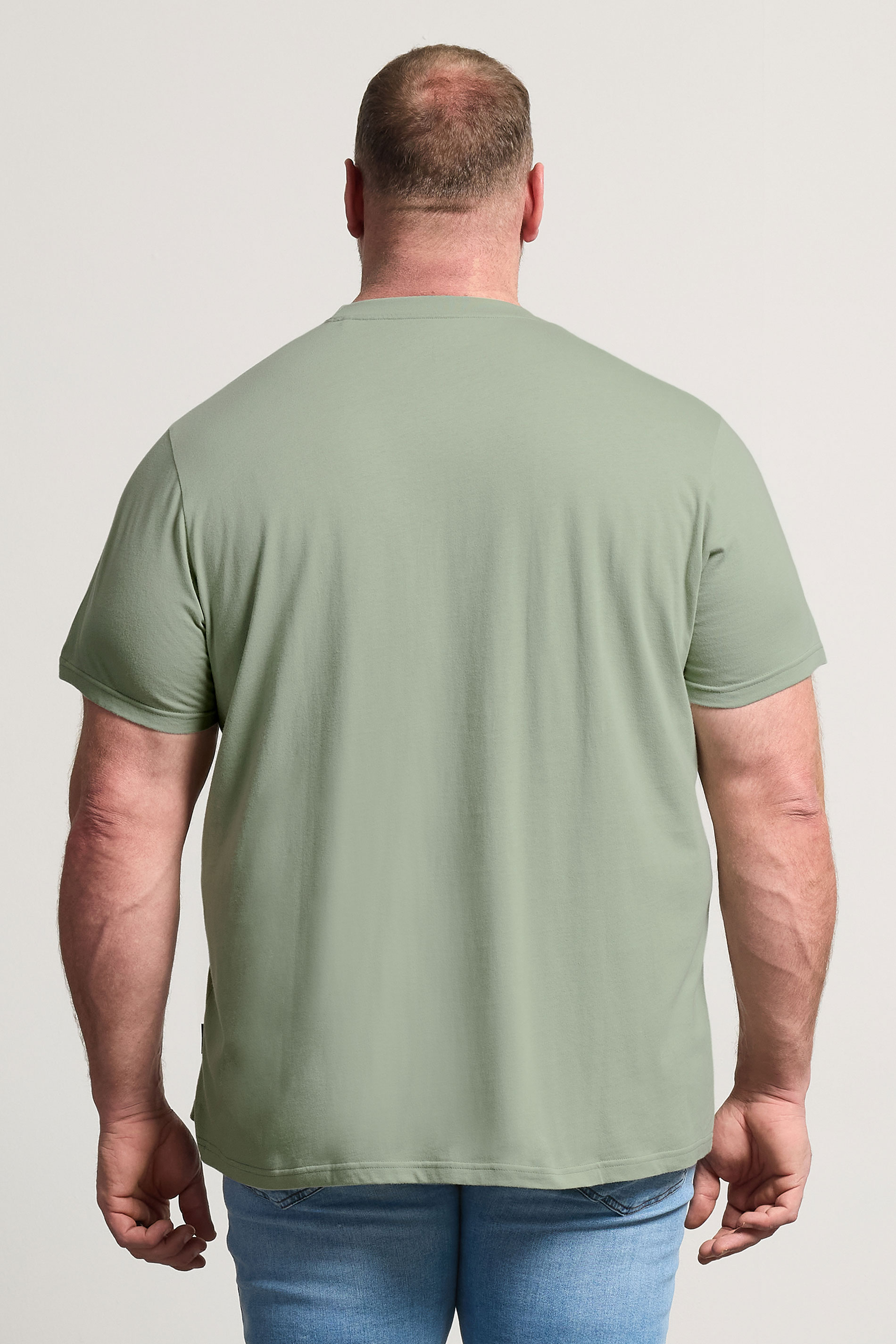 BadRhino Big & Tall Light Green Core T-Shirt | BadRhino 4