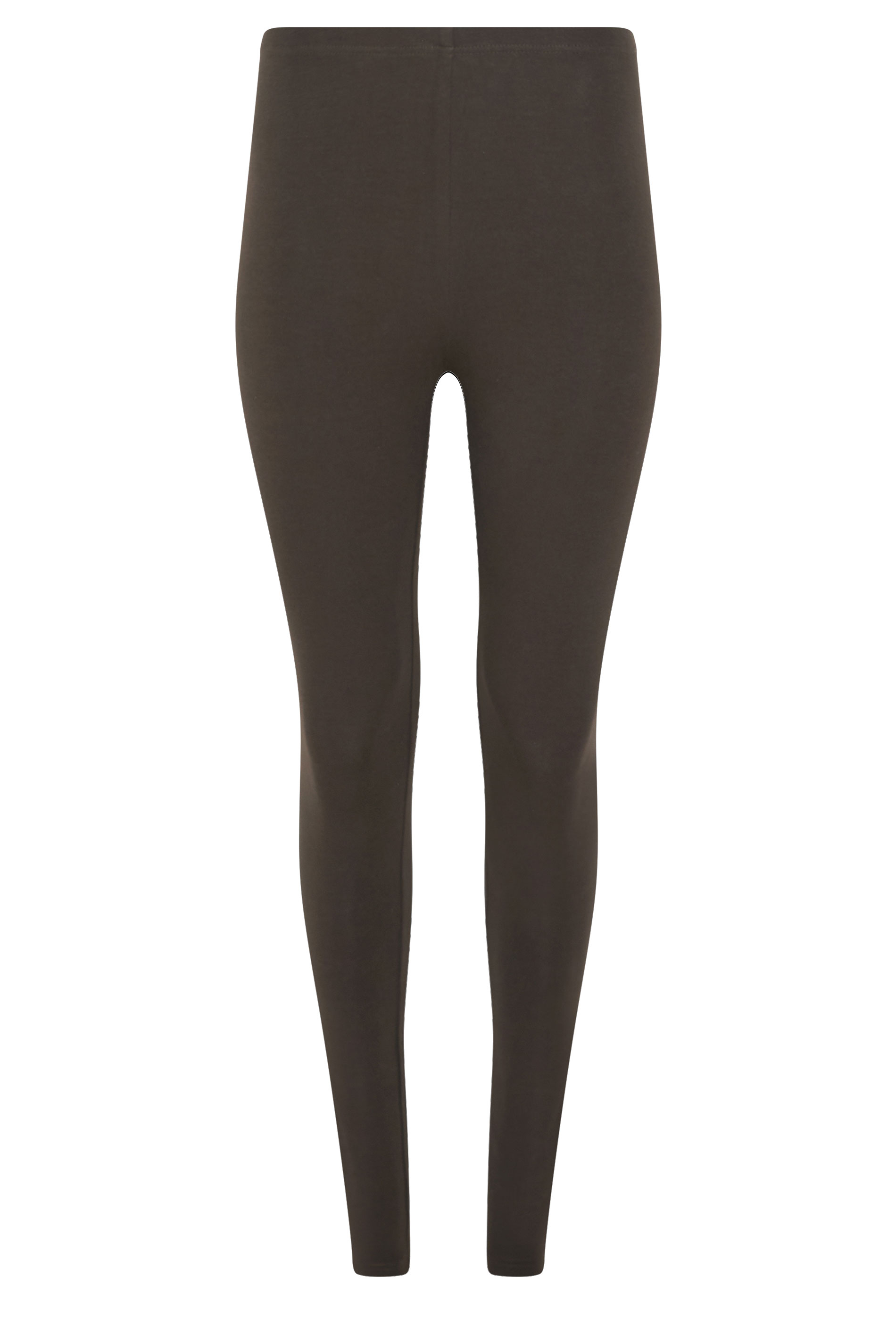 M&Co 2 PACK Black and Chocolate Brown Stretch Leggings | M&Co 7