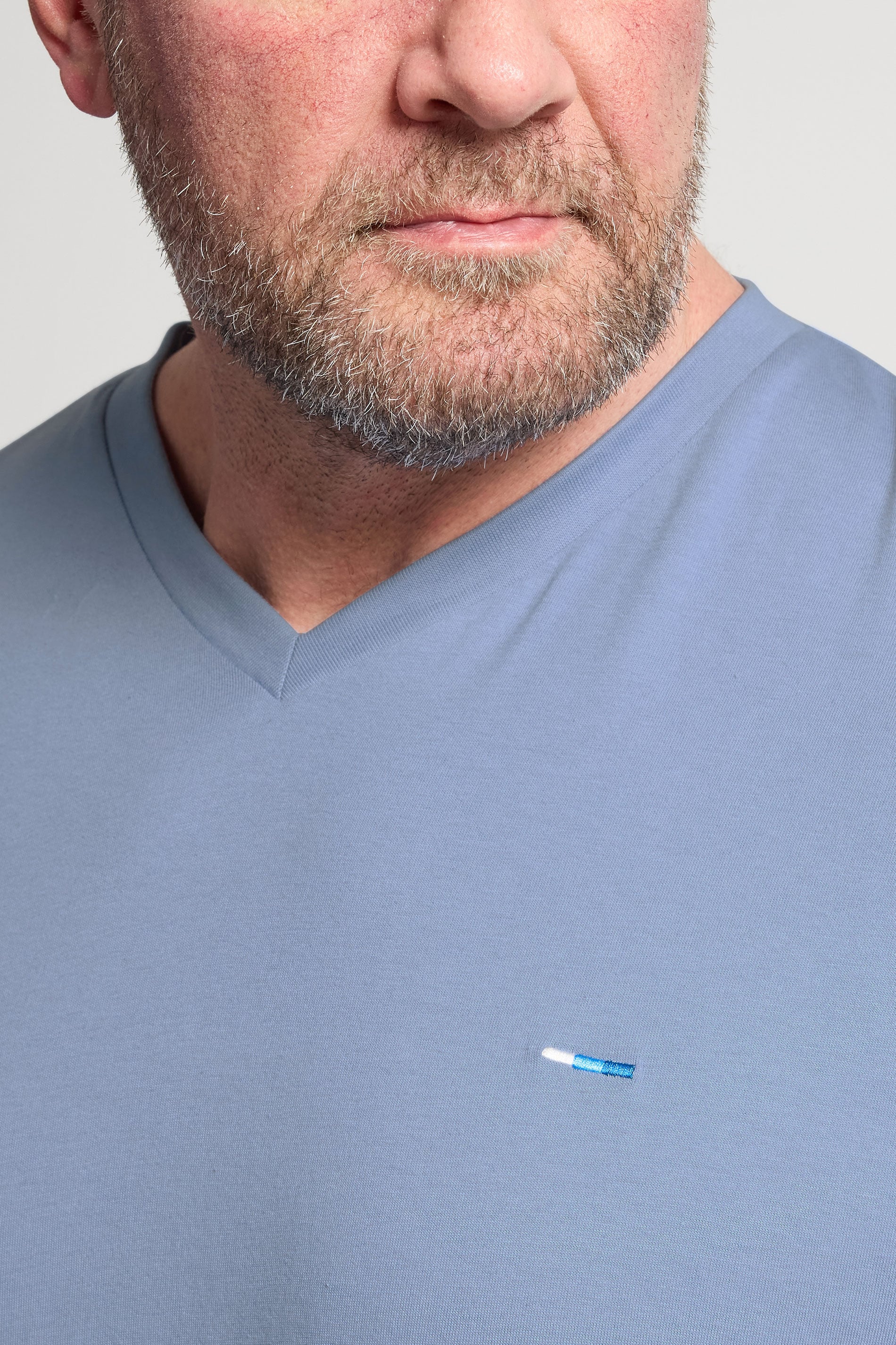 BadRhino Big & Tall Navy Blue 5 Pack V-Neck T-Shirts | BadRhino 6