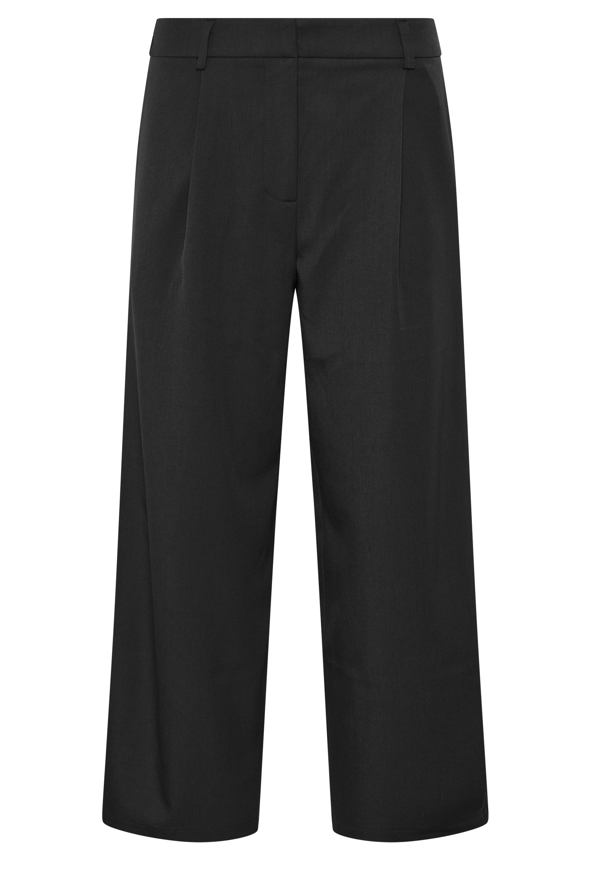 PixieGirl Petite Women's Black Barrel Leg Trousers | PixieGirl  5