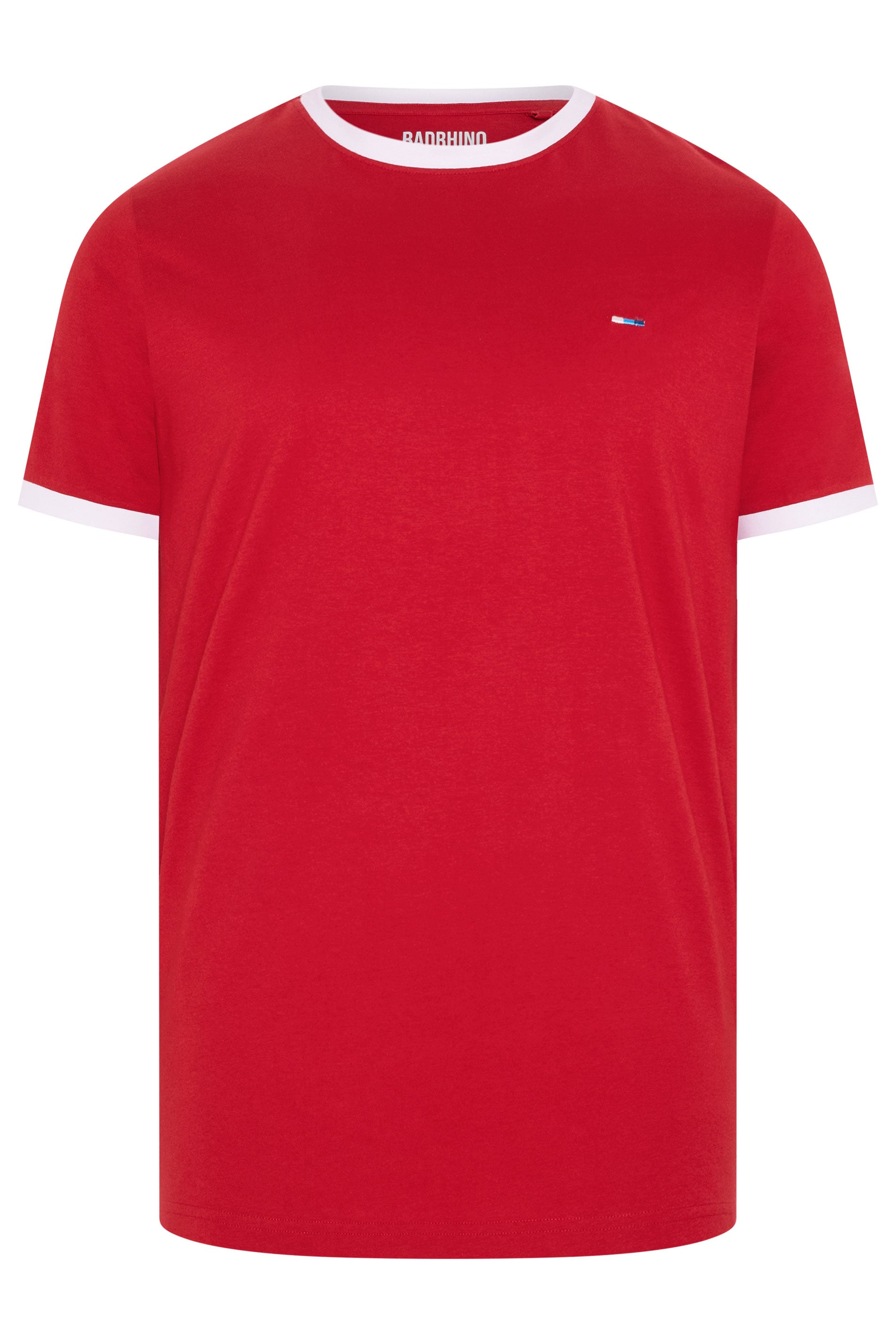 BadRhino Big & Tall Red Ringer T-Shirt | BadRhino 5