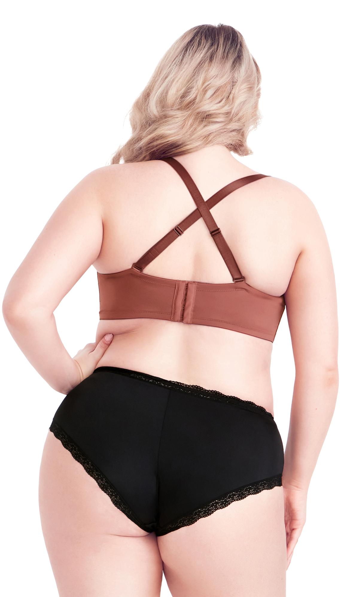 Hips and Curves Cinnamon Brown Strapless Multiway Bra 2
