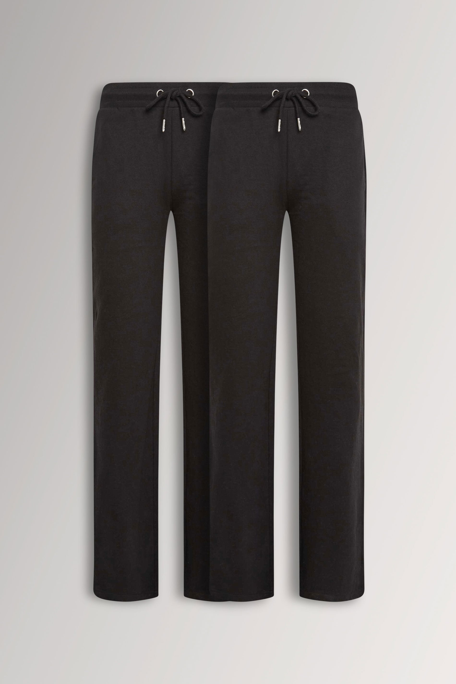 LTS Tall 2 PACK Black Basic Wide Leg Joggers | Long Tall Sally 3