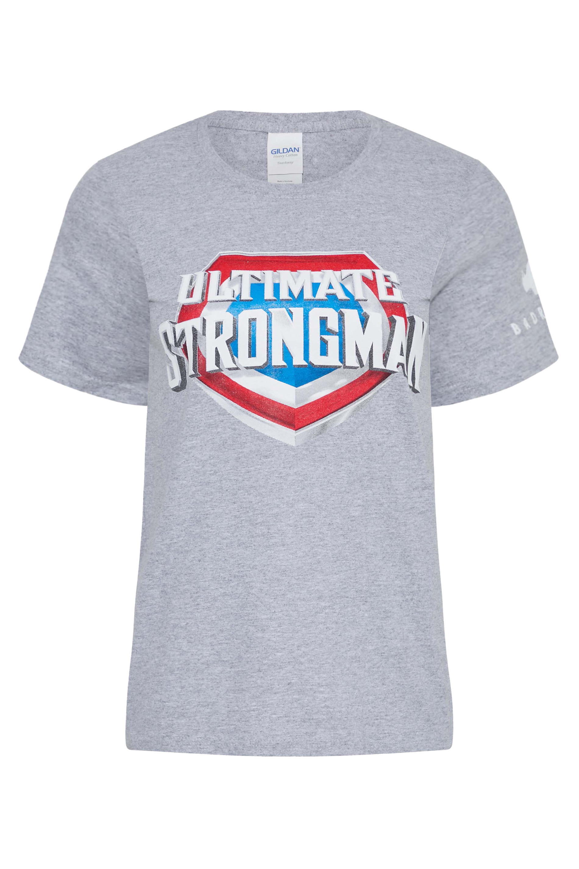 BadRhino Girls Grey Ultimate Strongman T-Shirt | BadRhino 1