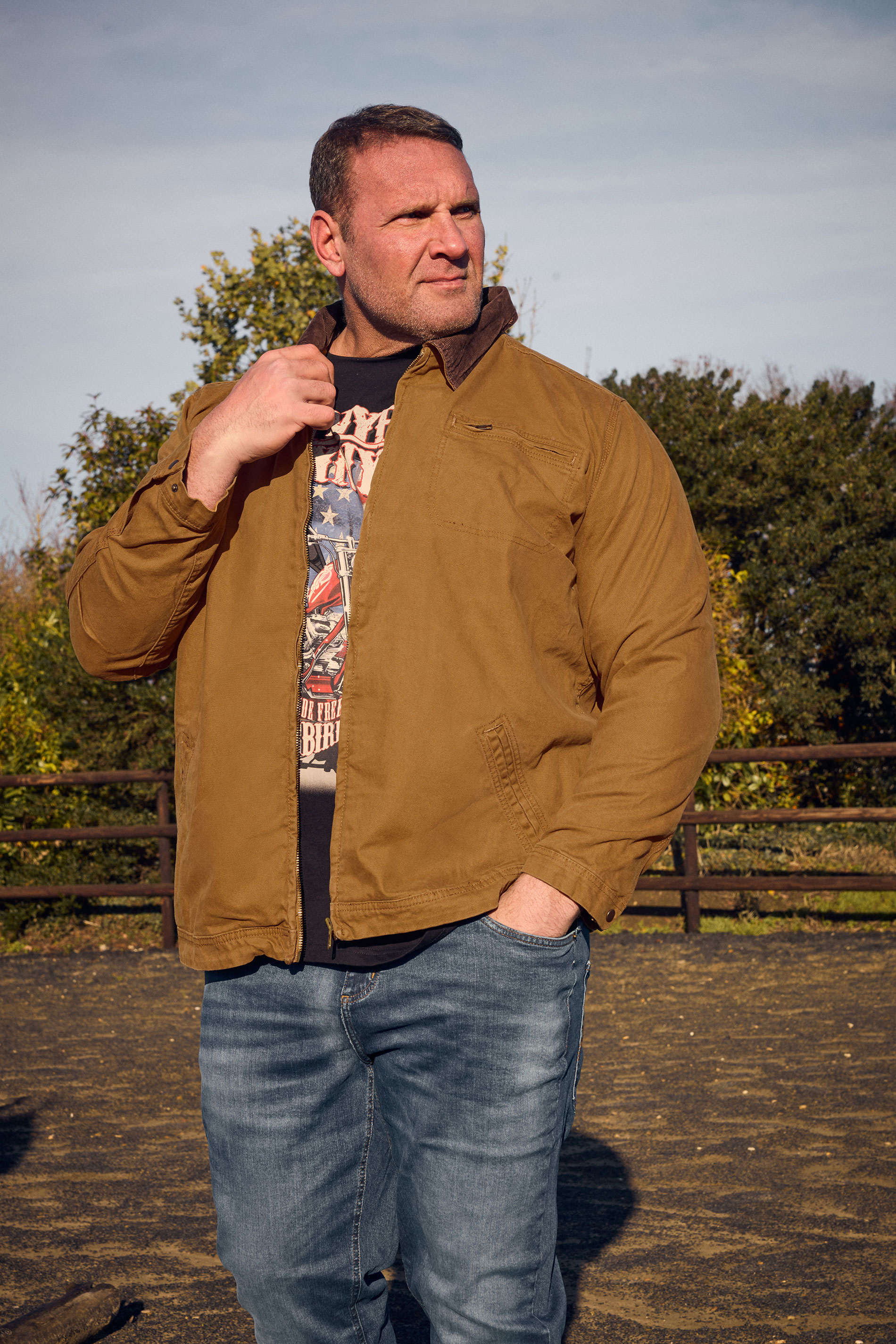 BadRhino Big & Tall Brown Canvas Worker Jacket | BadRhino 3