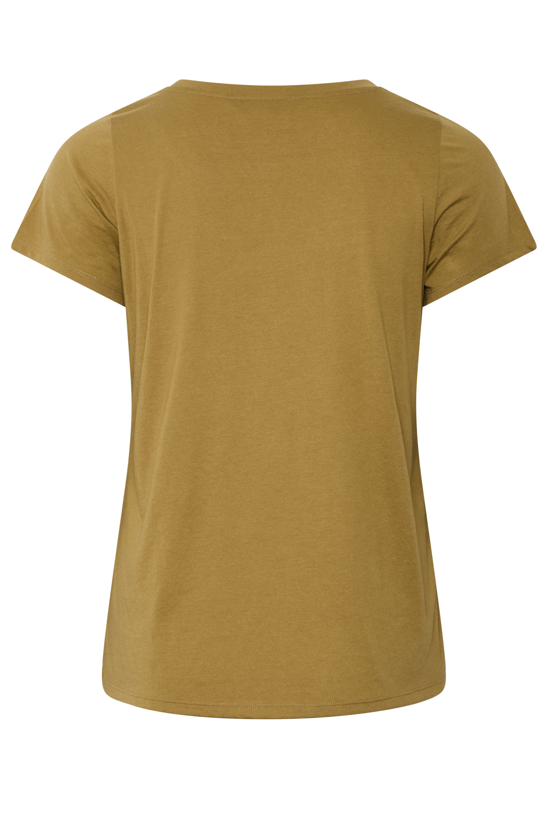 YOURS Plus Size Yellow Crew-Neck T-Shirt | Yours Clothing 2