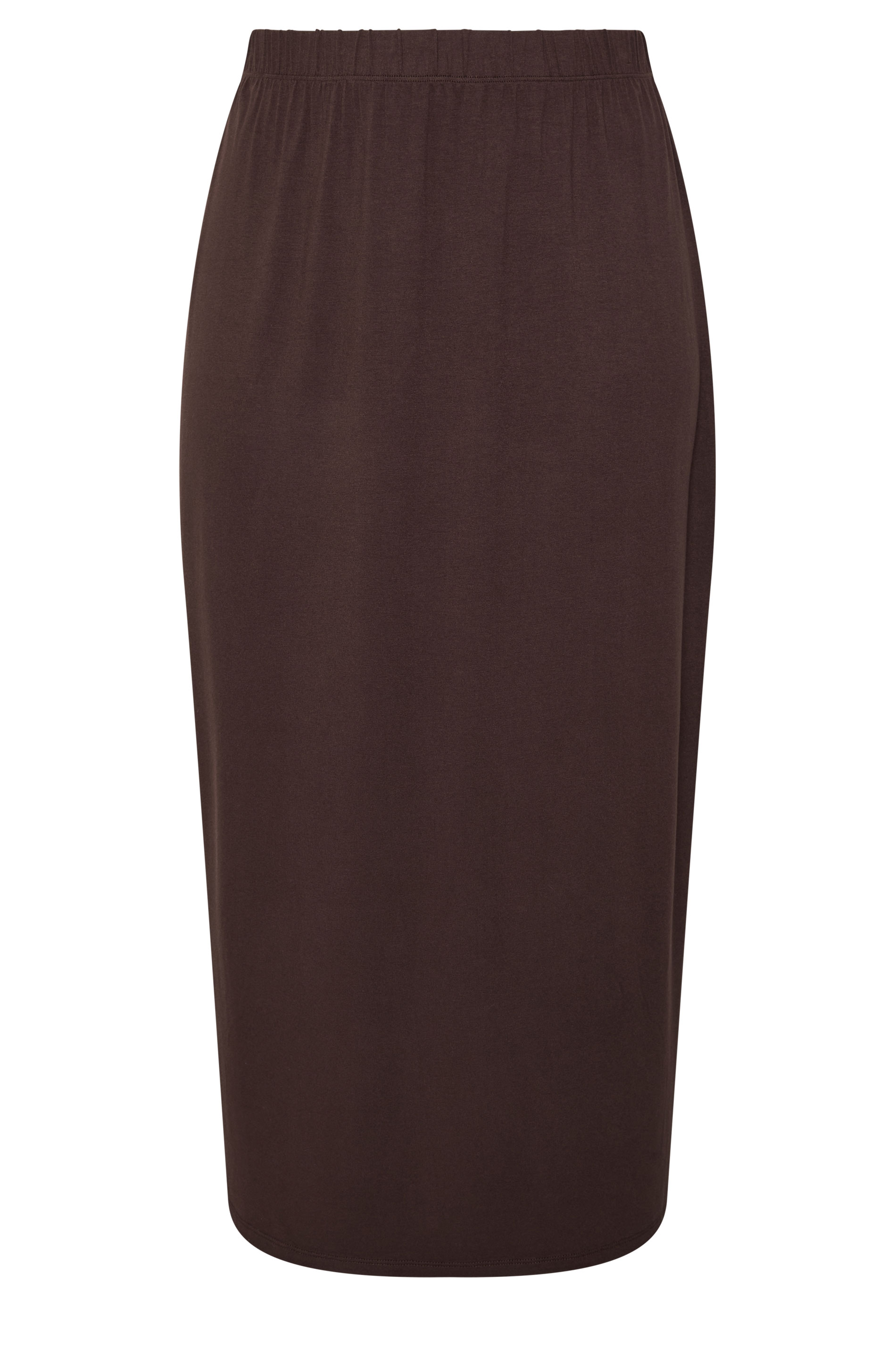 YOURS Plus Size Chocolate Brown Maxi Tube Skirt | Yours Clothing 6