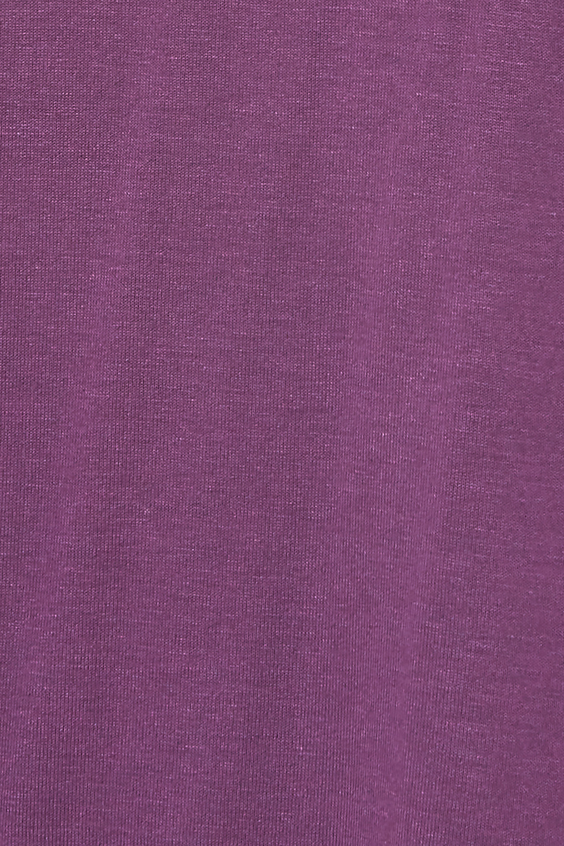 Grande taille  Tops Grande taille  T-Shirts | T-Shirt Violet Ourlet Plongeant - SA57484