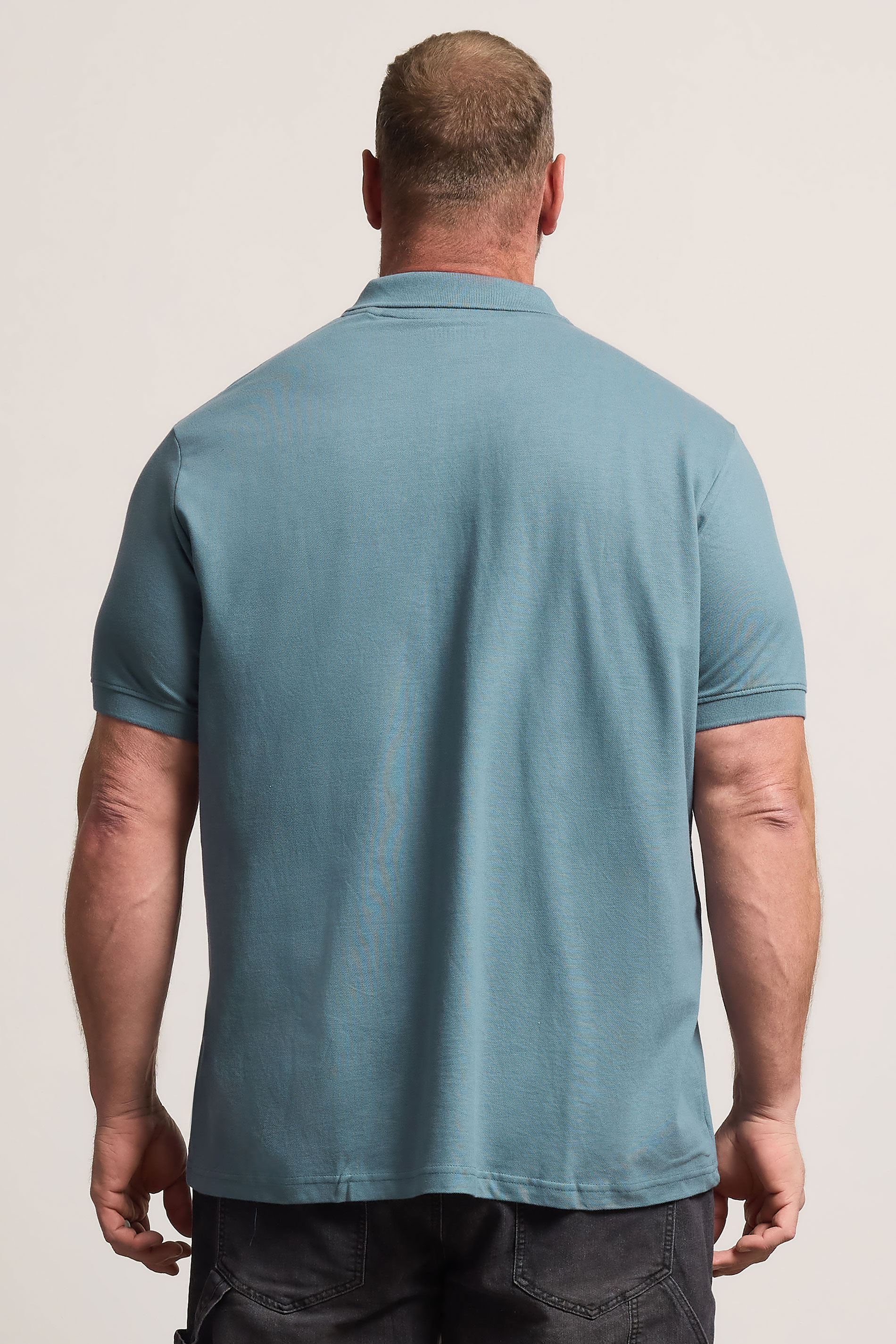 BadRhino Big & Tall Blue Mirage Core Polo Shirt | BadRhino 2