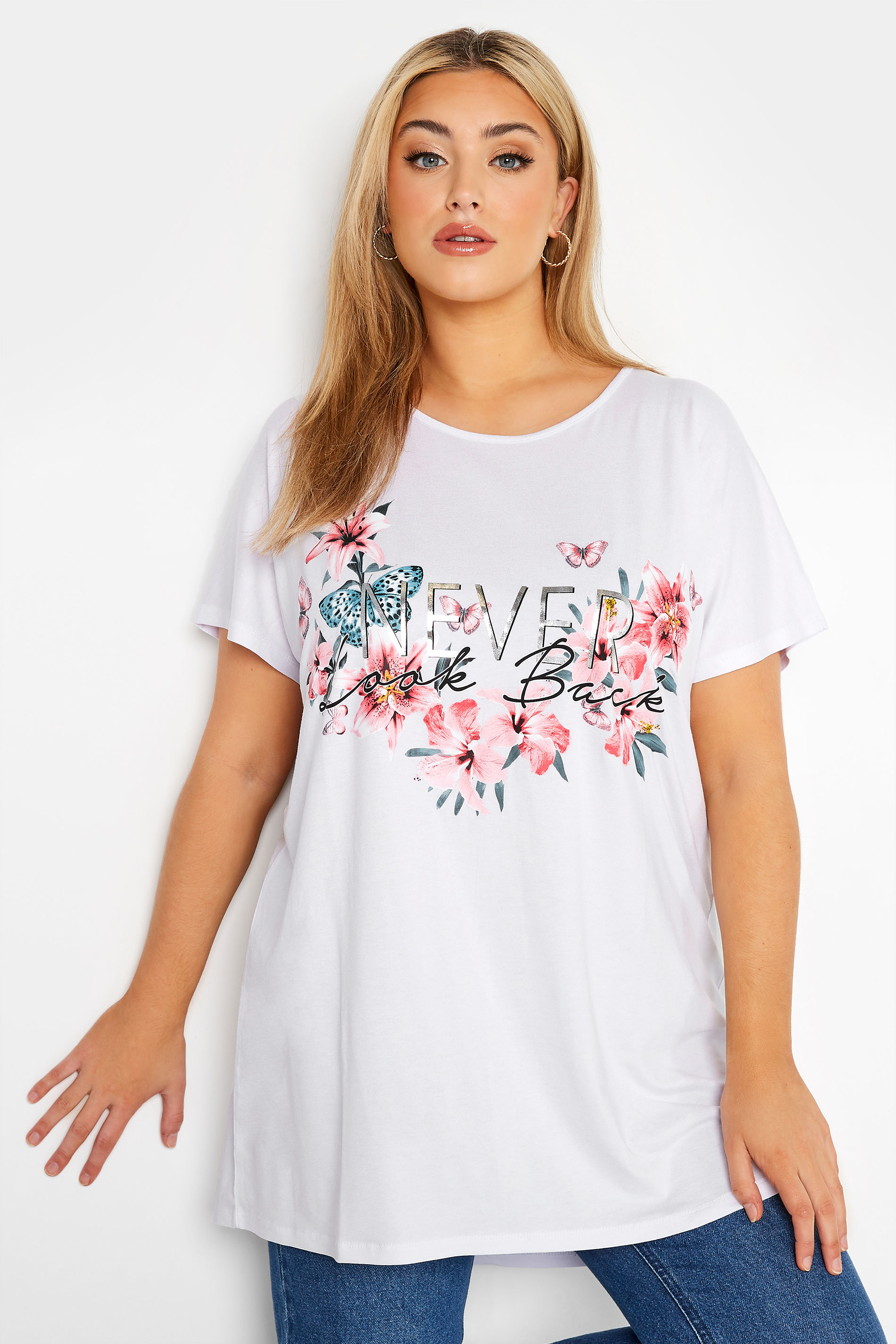 Lucky Brand Womens Floral Allover Printed Tee