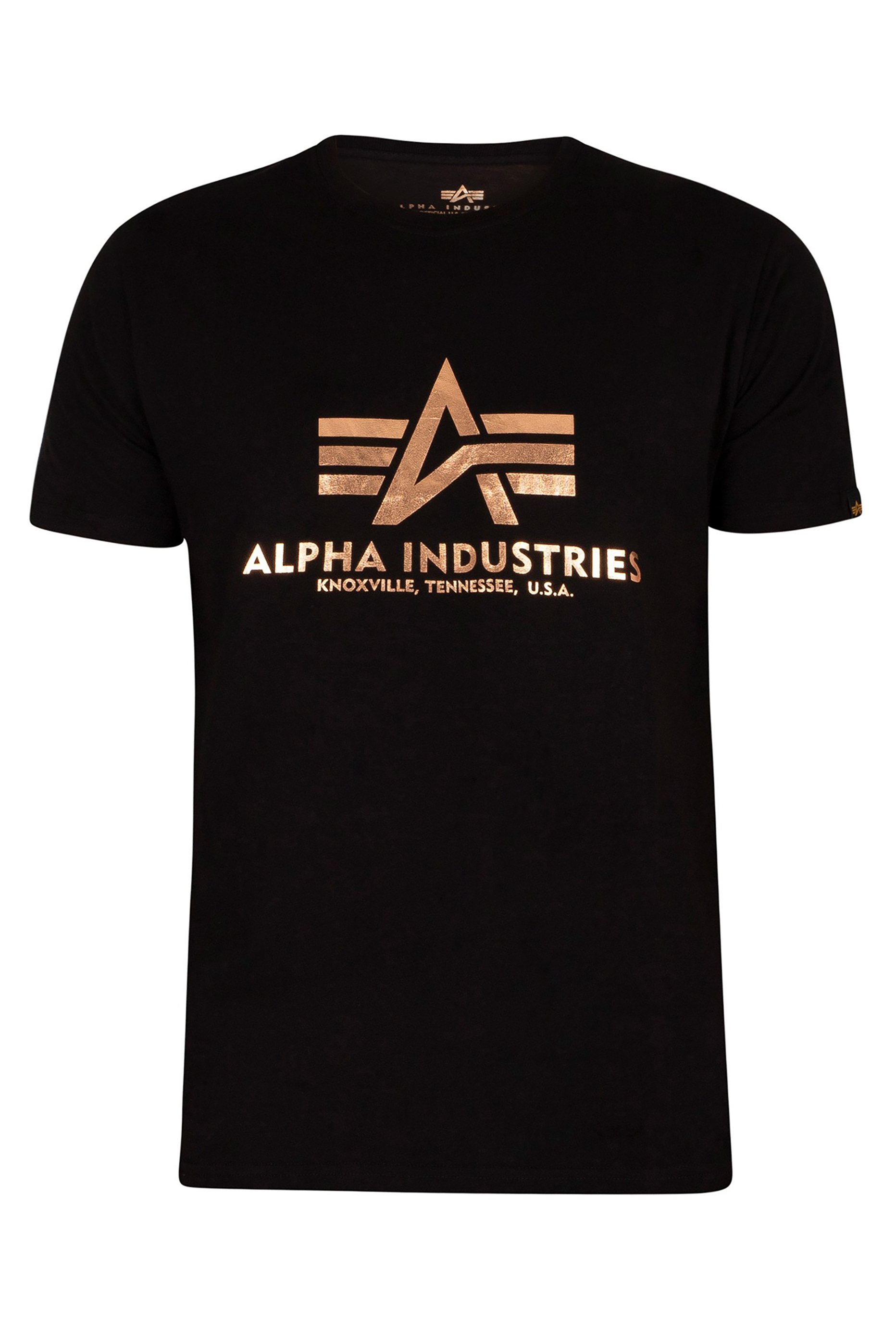 ALPHA INDUSTRIES Black Foil T-Shirt_F.jpg