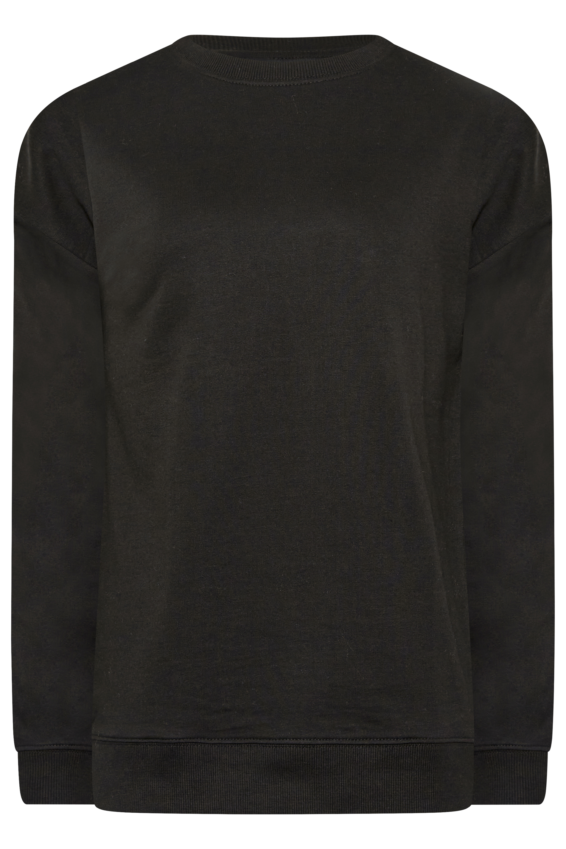 LTS Tall Black Long Sleeve Sweatshirt | Long Tall Sally  2