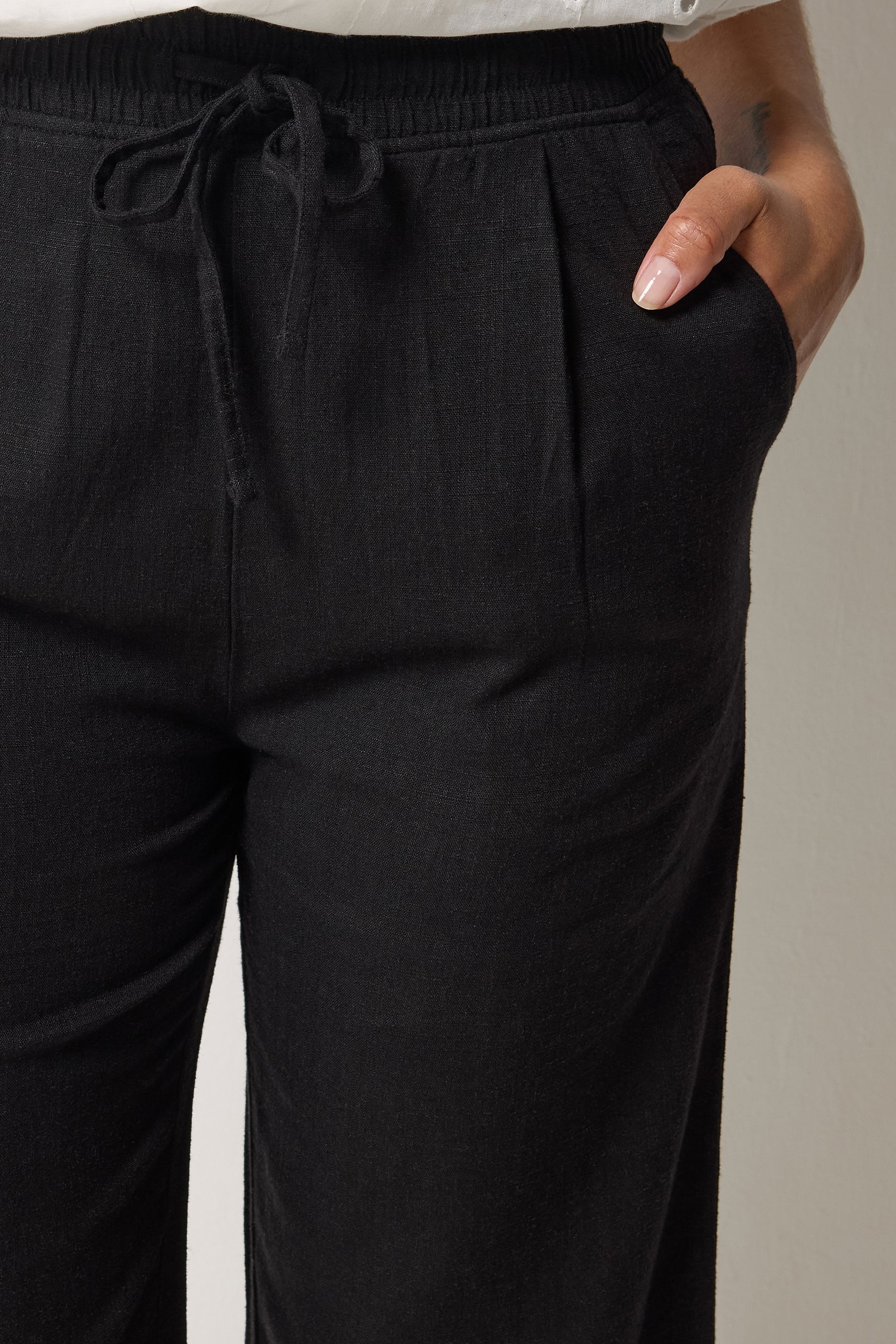 M&Co Black Linen Culottes | M&Co 4