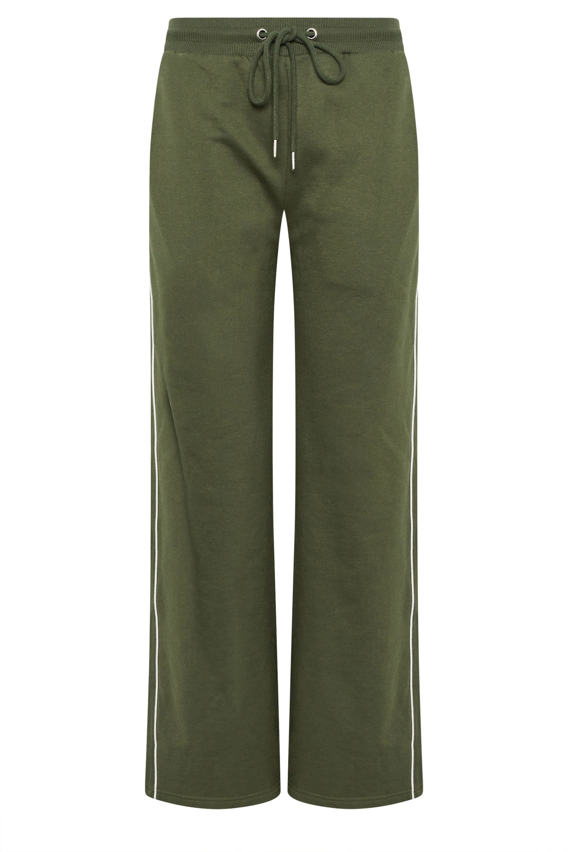 LTS Tall Women's Khaki Green Pipe Wide Leg Trousers | Long Tall Sally 7