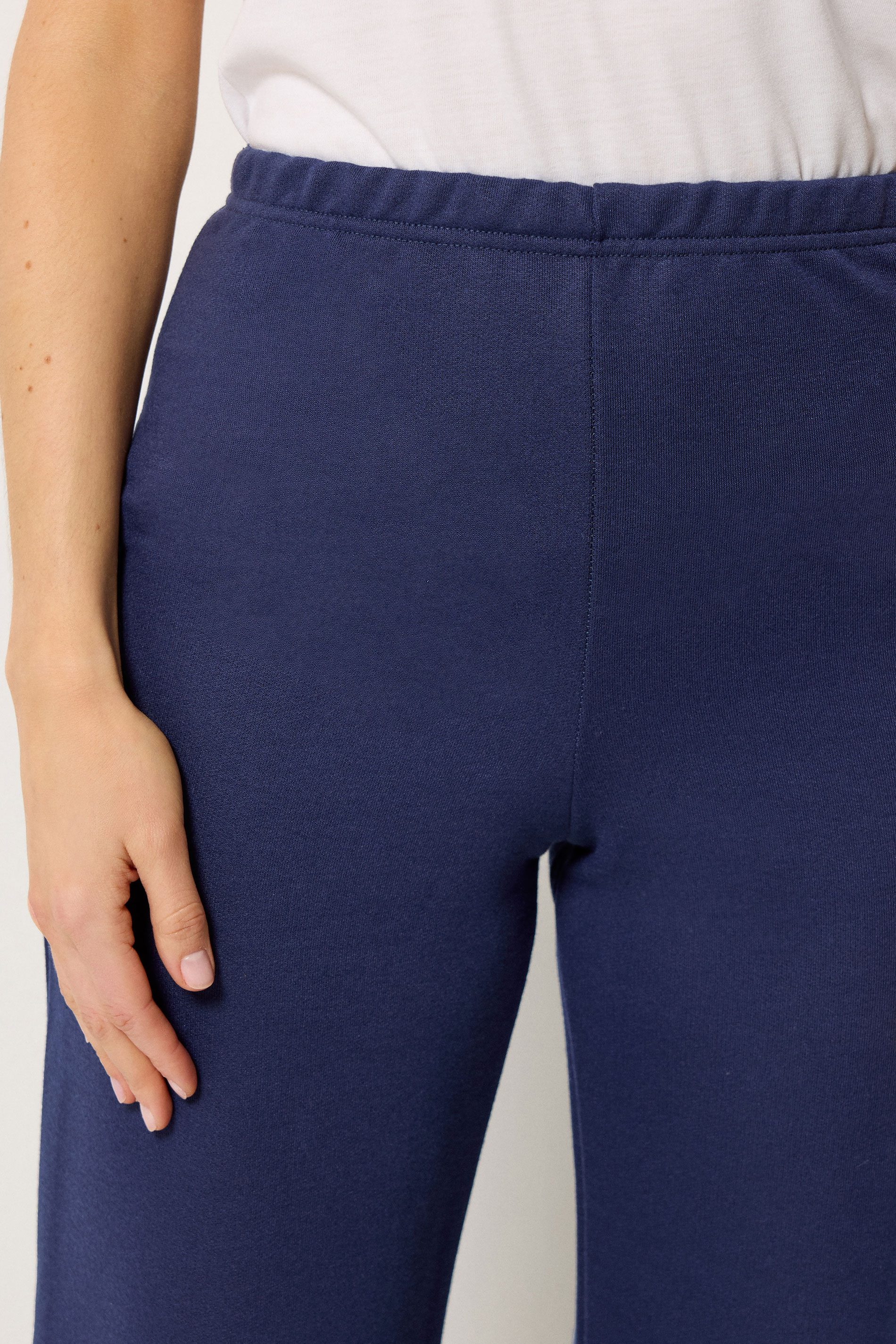 LTS Tall Women's Navy Blue Wide Leg Trousers | Long Tall Sally 5