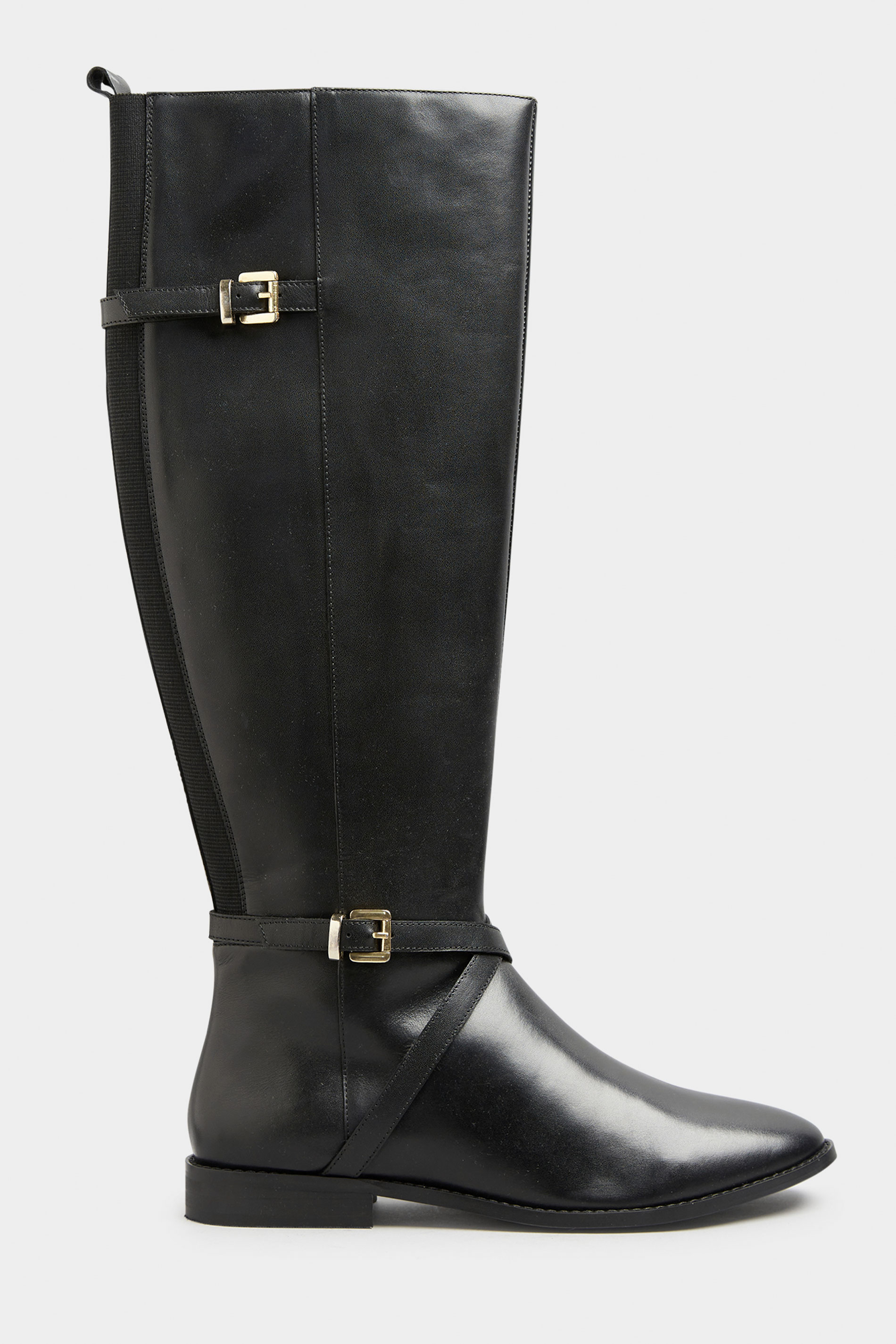 LTS Black Leather Riding Boots 1