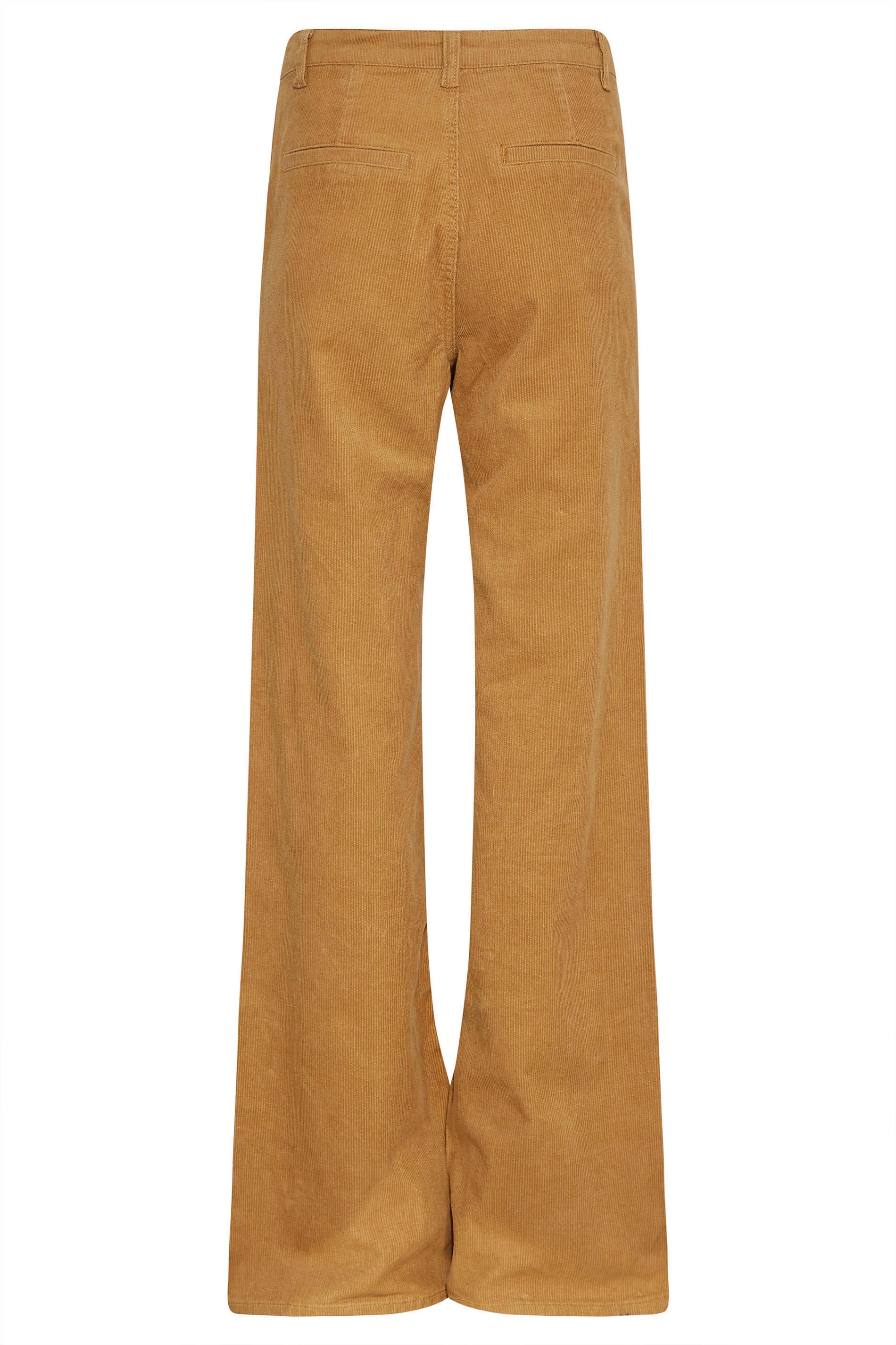 Tall Women's LTS Camel Brown Wide Leg Cord Trousers | Long Tall Sally