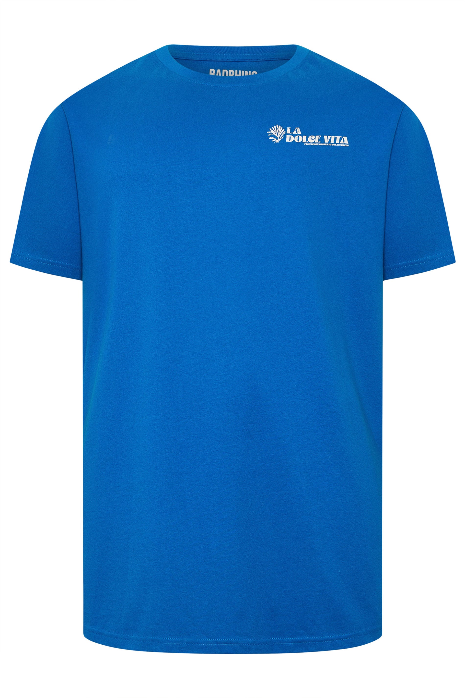 BadRhino Big & Tall Blue Amalfi Coast Graphic T-Shirt | BadRhino 8