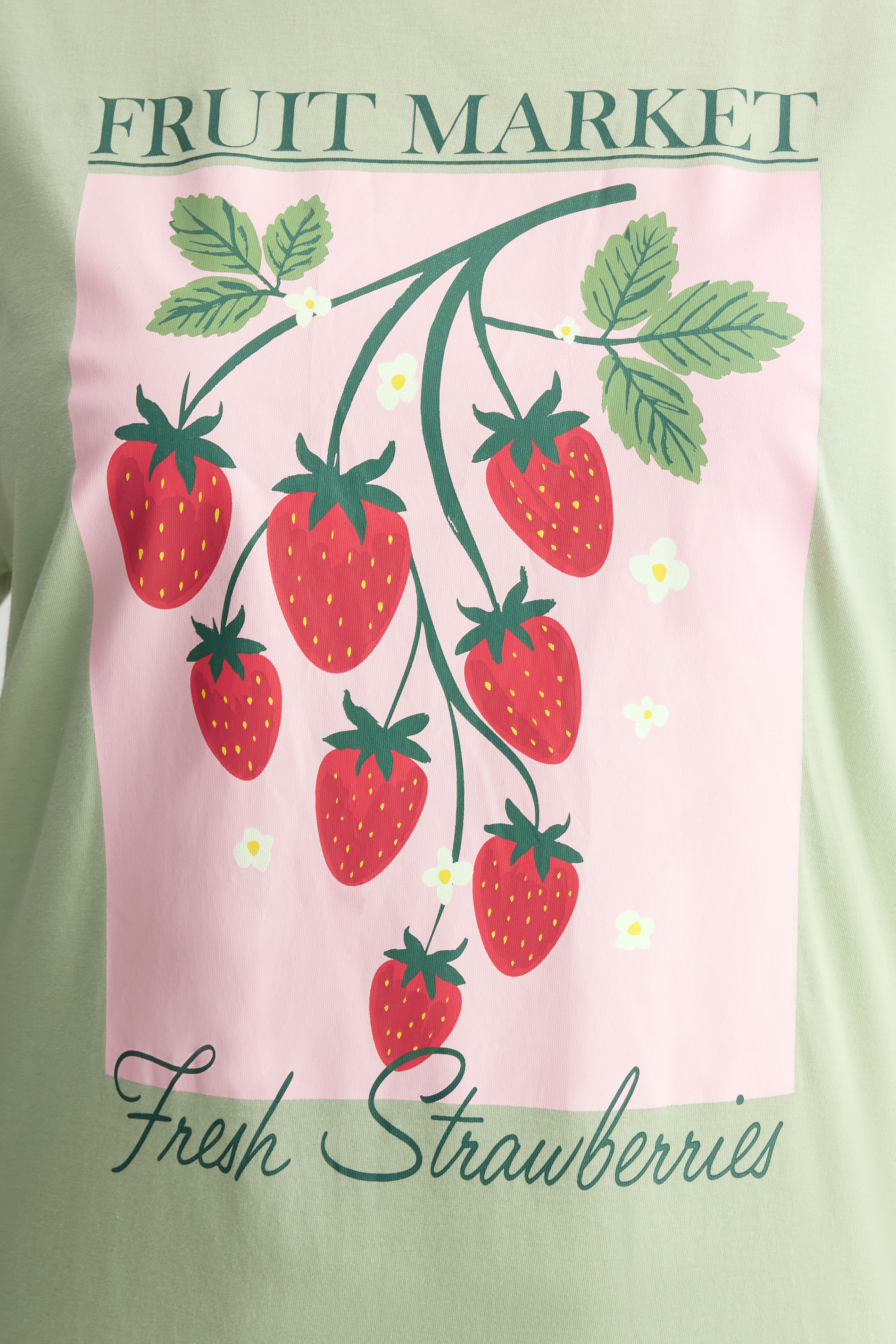 YOURS Plus Size Green 'Fruit Market' Sleep tee Nightdress | Yours Clothing 4