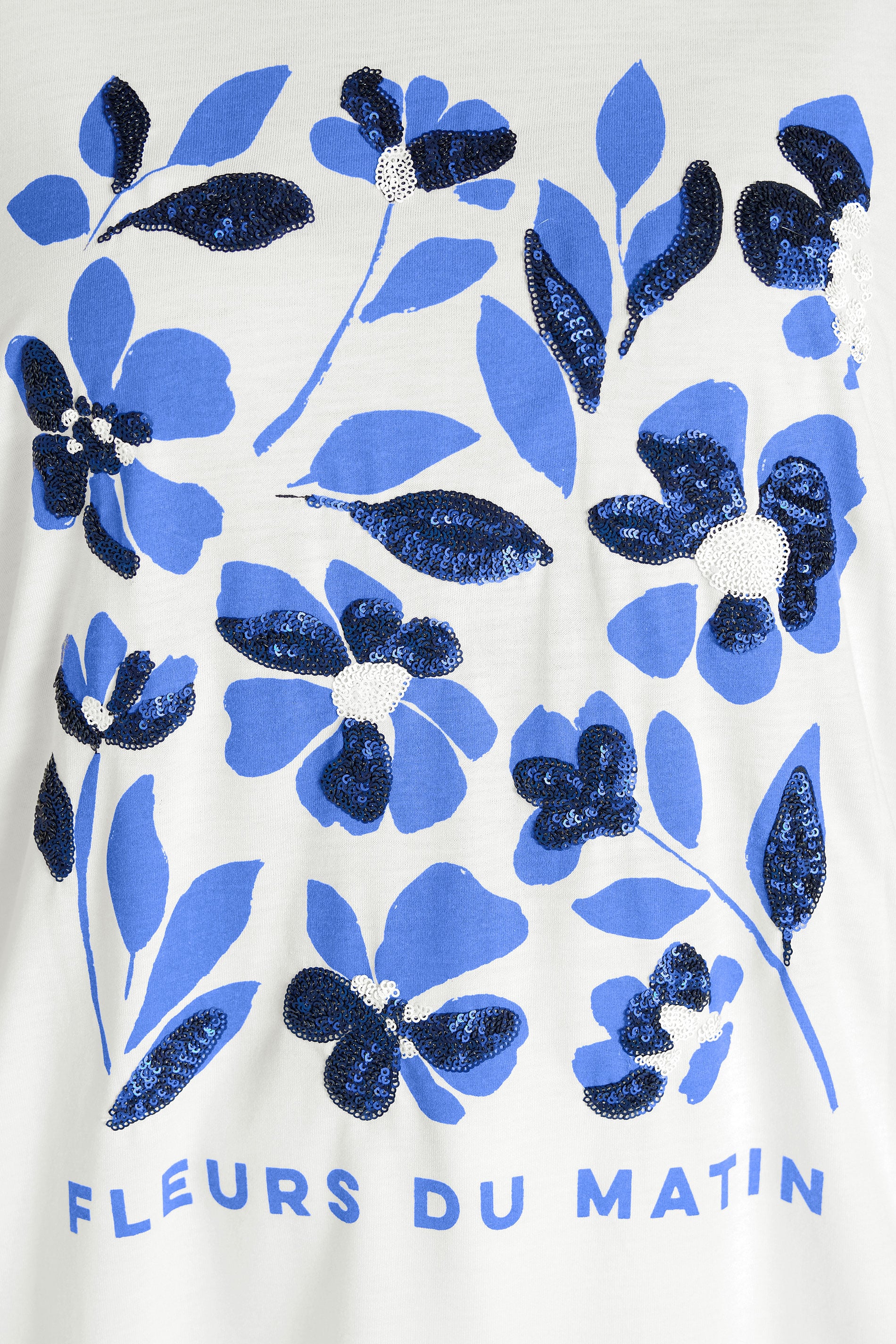 EVANS Plus Size White Floral Print Graphic T-Shirt | Evans 5