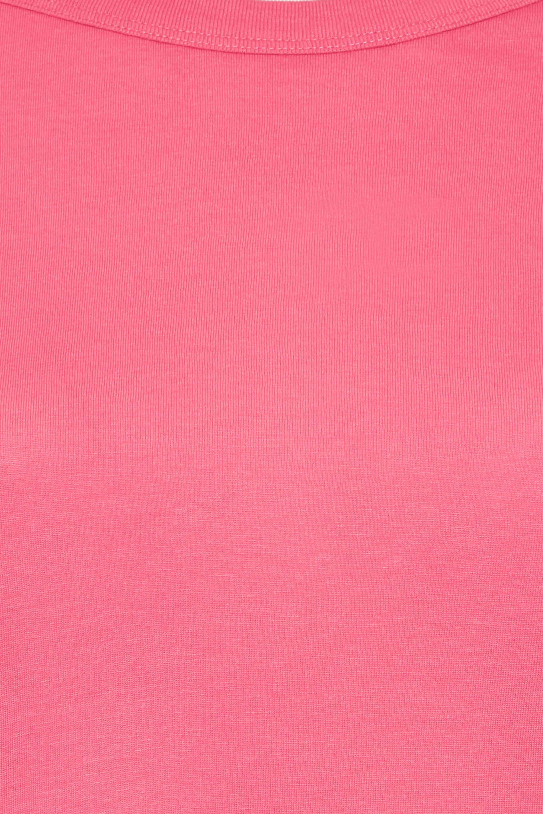 5x Plus Size Hot Pink T-Shirt