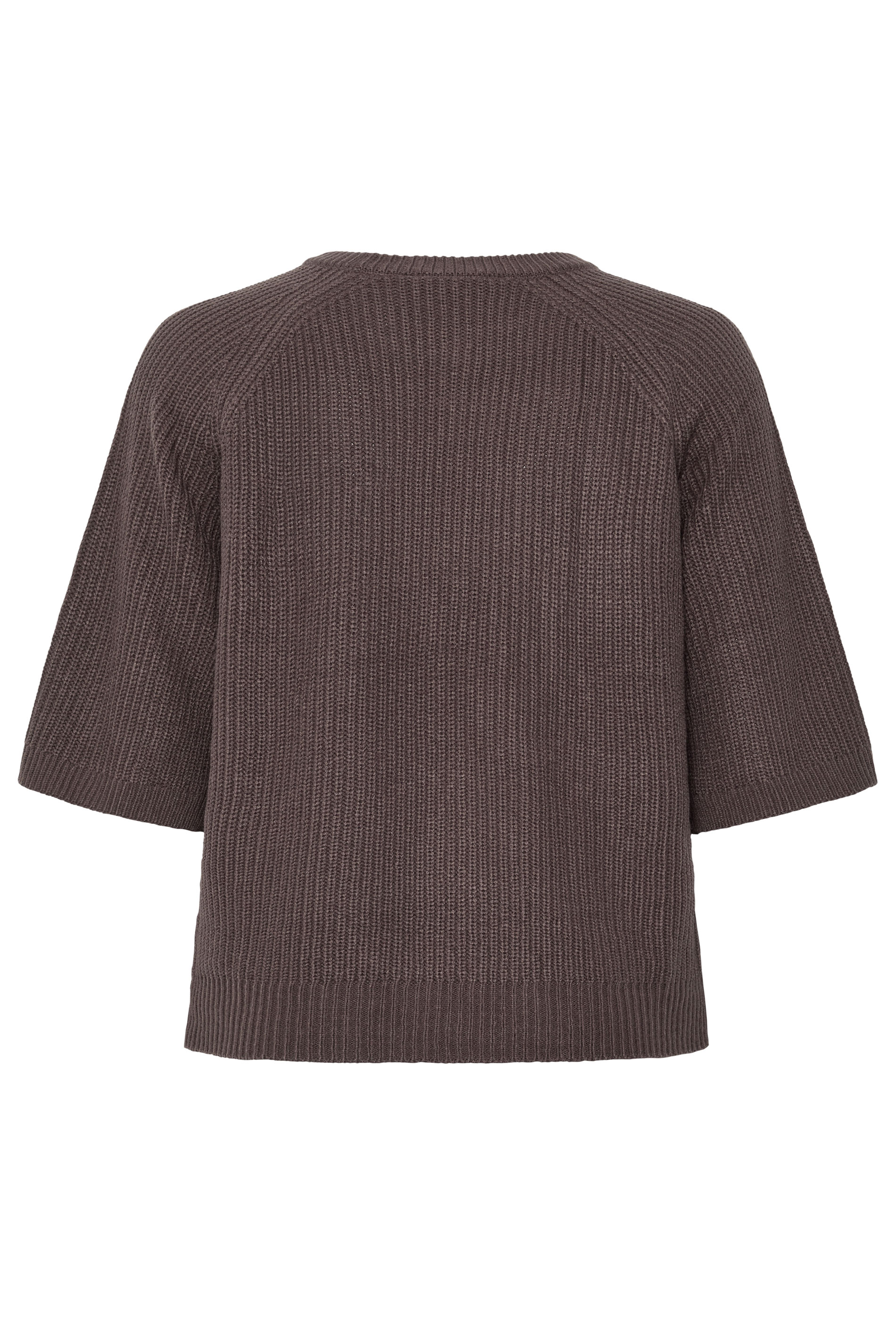 YOURS Plus Size Chocolate Brown Crew Neck Knitted Jumper | Yours Clothing 7