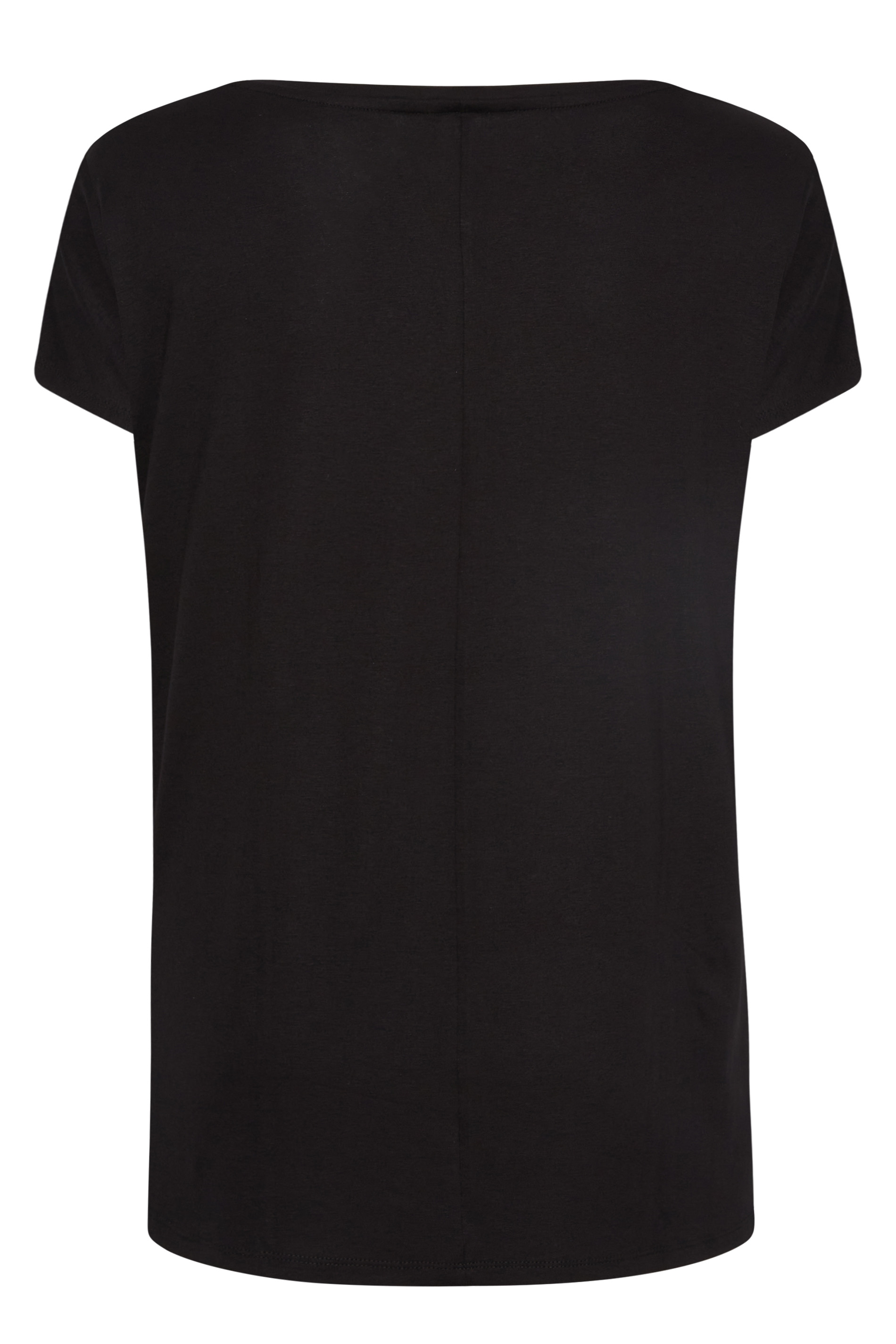 Grande taille  Tops Grande taille  Tops Jersey | T-Shirt Noir Coeurs Léopard en Jersey - VN49387