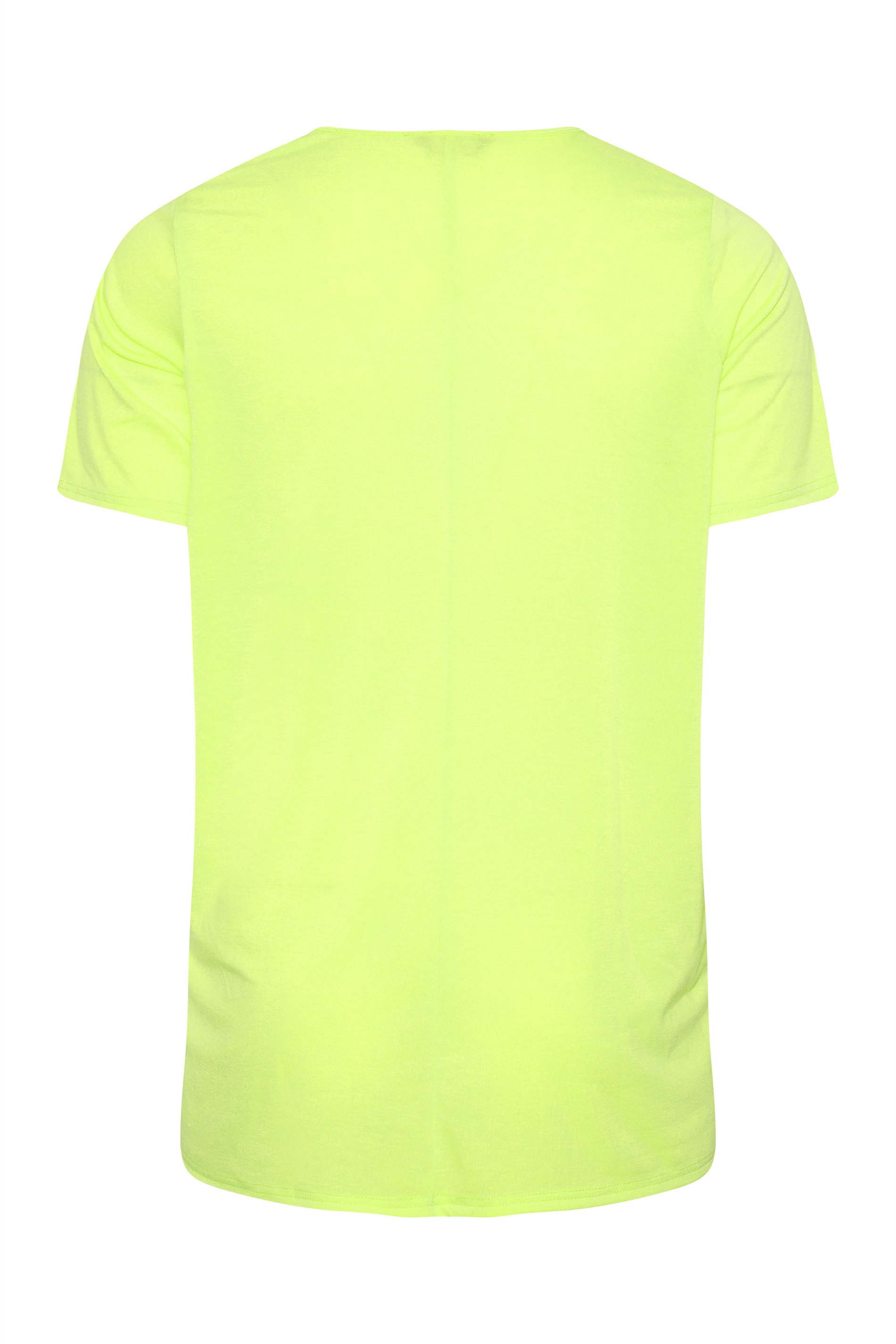 Grande taille  Tops Grande taille  T-Shirts | LIMITED COLLECTION - T-Shirt Vert Citron Couture en Jersey - IX76147