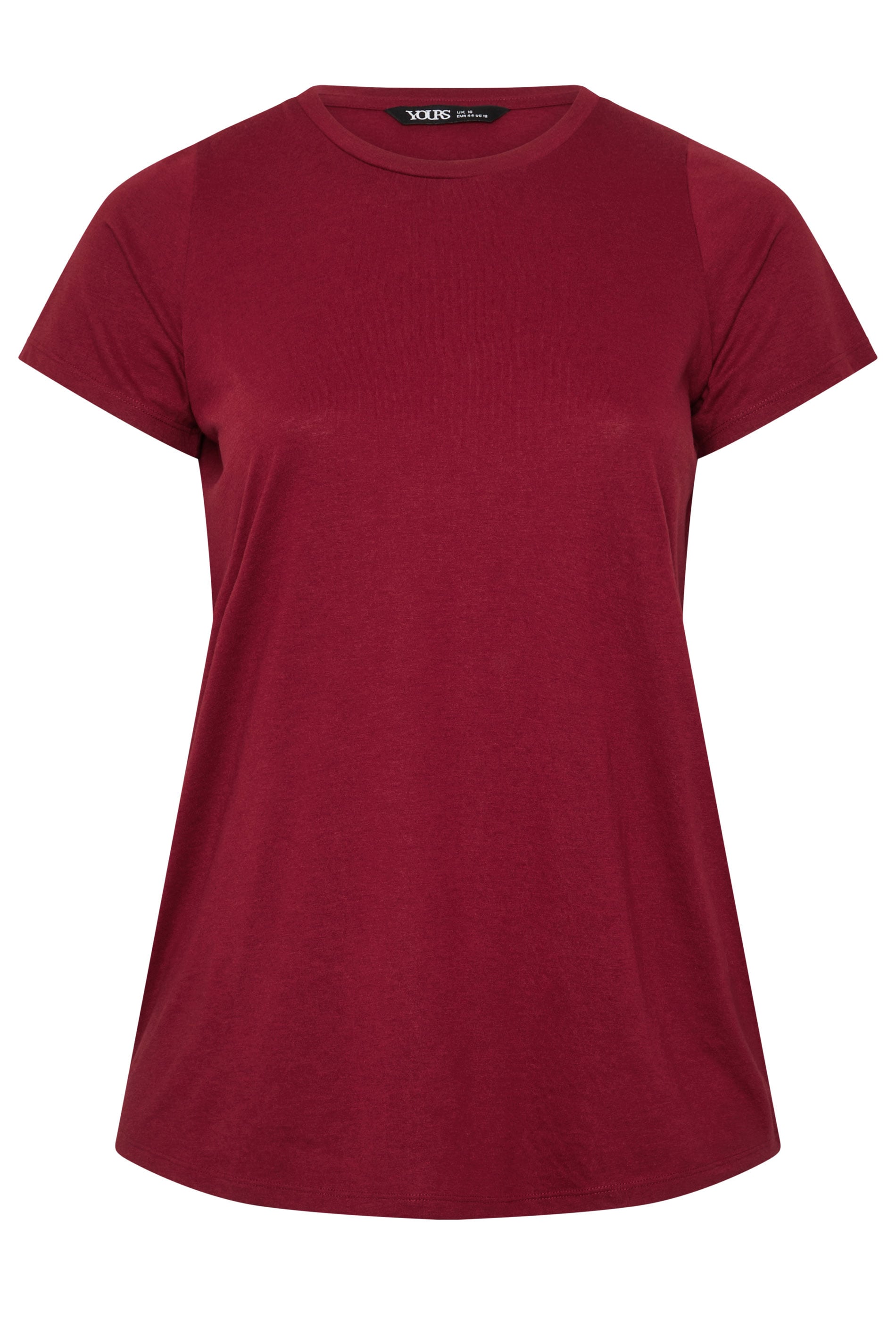 YOURS Plus Size Red Core Basic T-Shirt | Yours Clothing 5