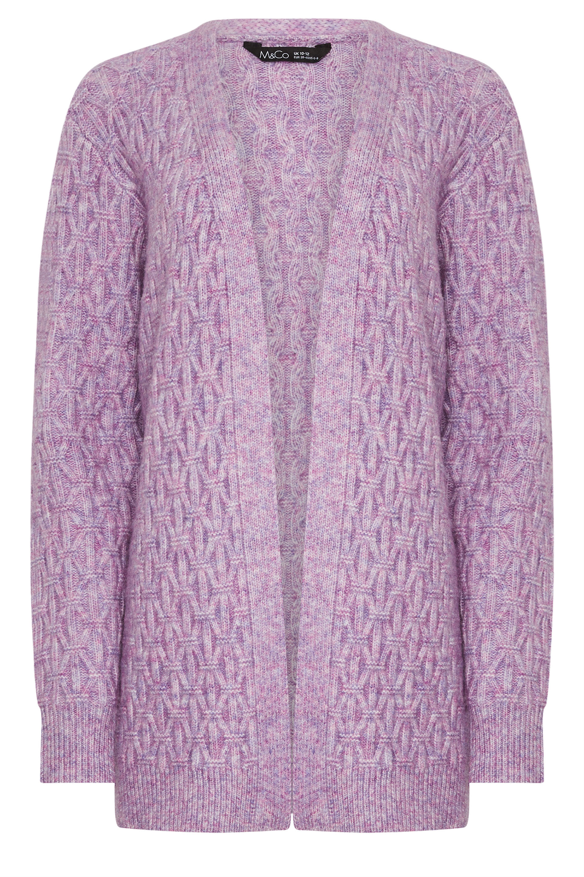 M&Co White Cable Knit Cardigan | M&Co 5
