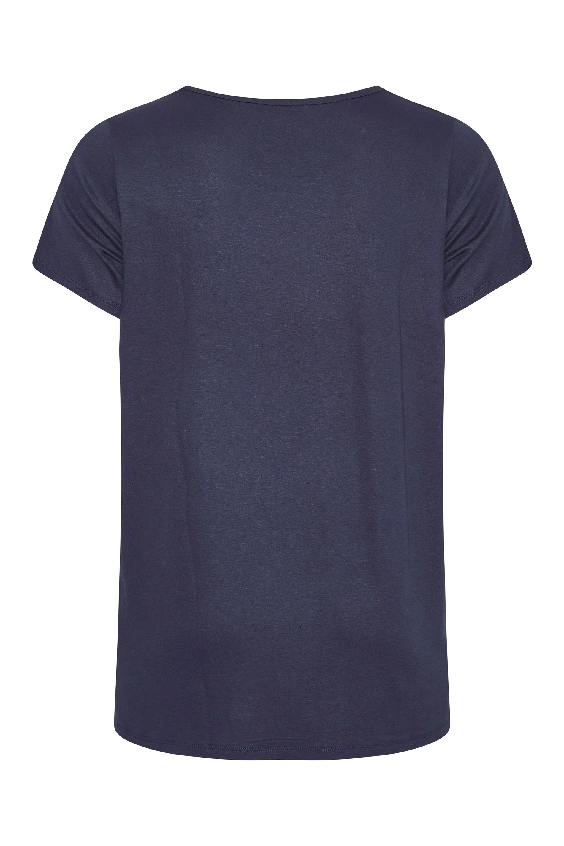 Grande taille  Tops Grande taille  T-Shirts | T-Shirt Bleu Marine Design Aztèque - MU42208