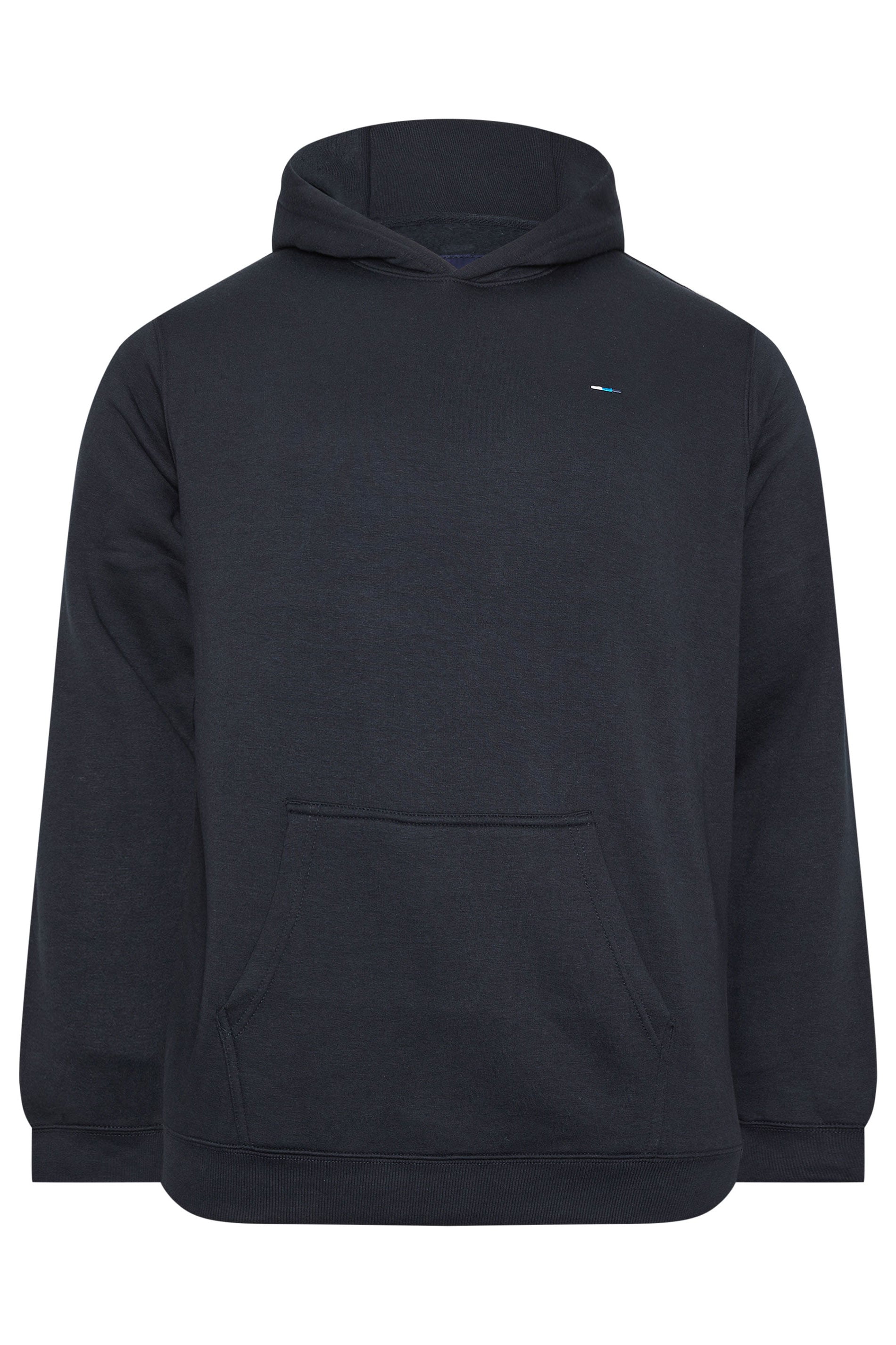 BadRhino Big & Tall Navy Blue Front Pocket Hoodie | BadRhino 5