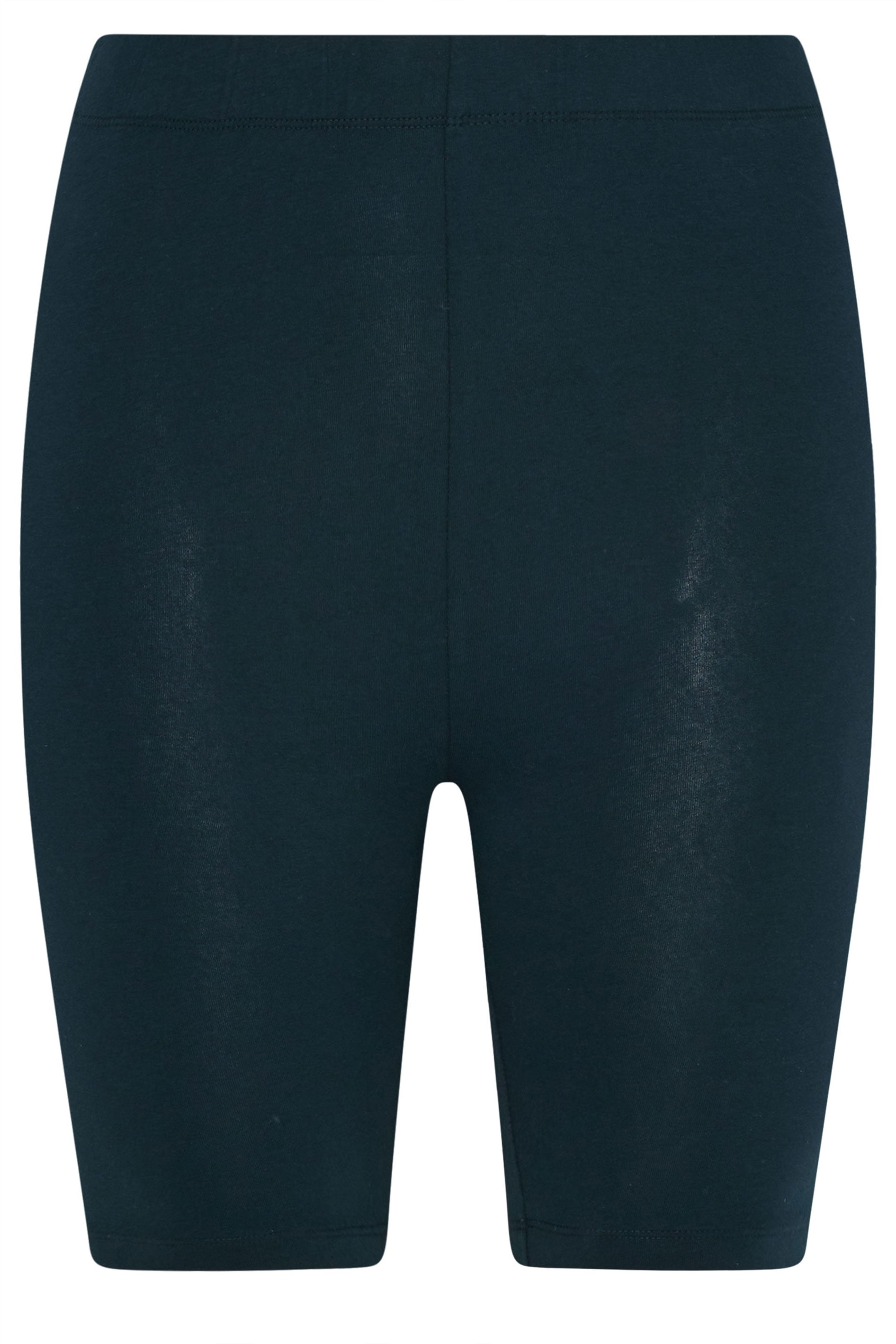 YOURS Plus Size Navy Blue Pull On Cycling Shorts | Yours Clothing 5