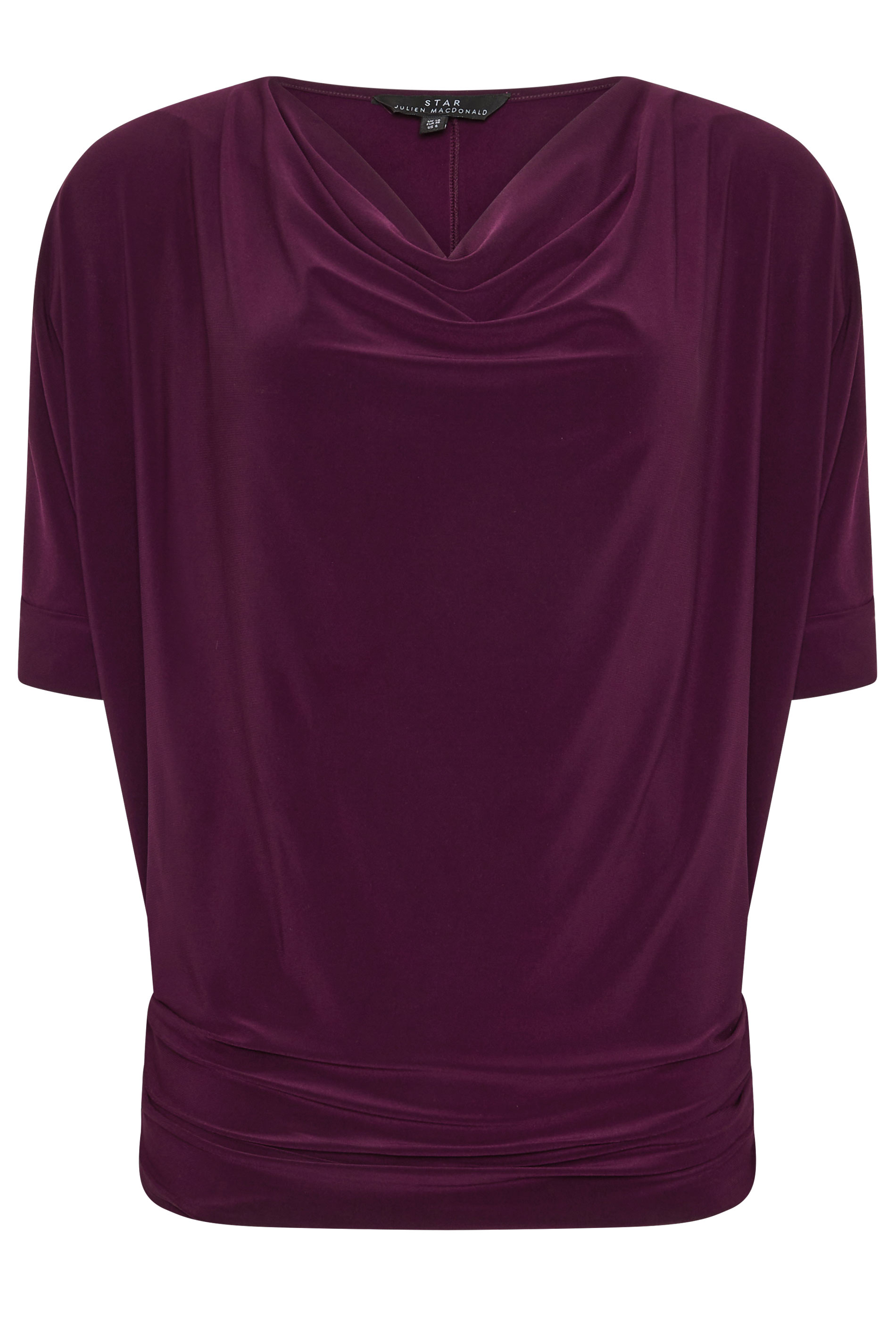 STAR Red Wine Draped Top | StarByJM 5