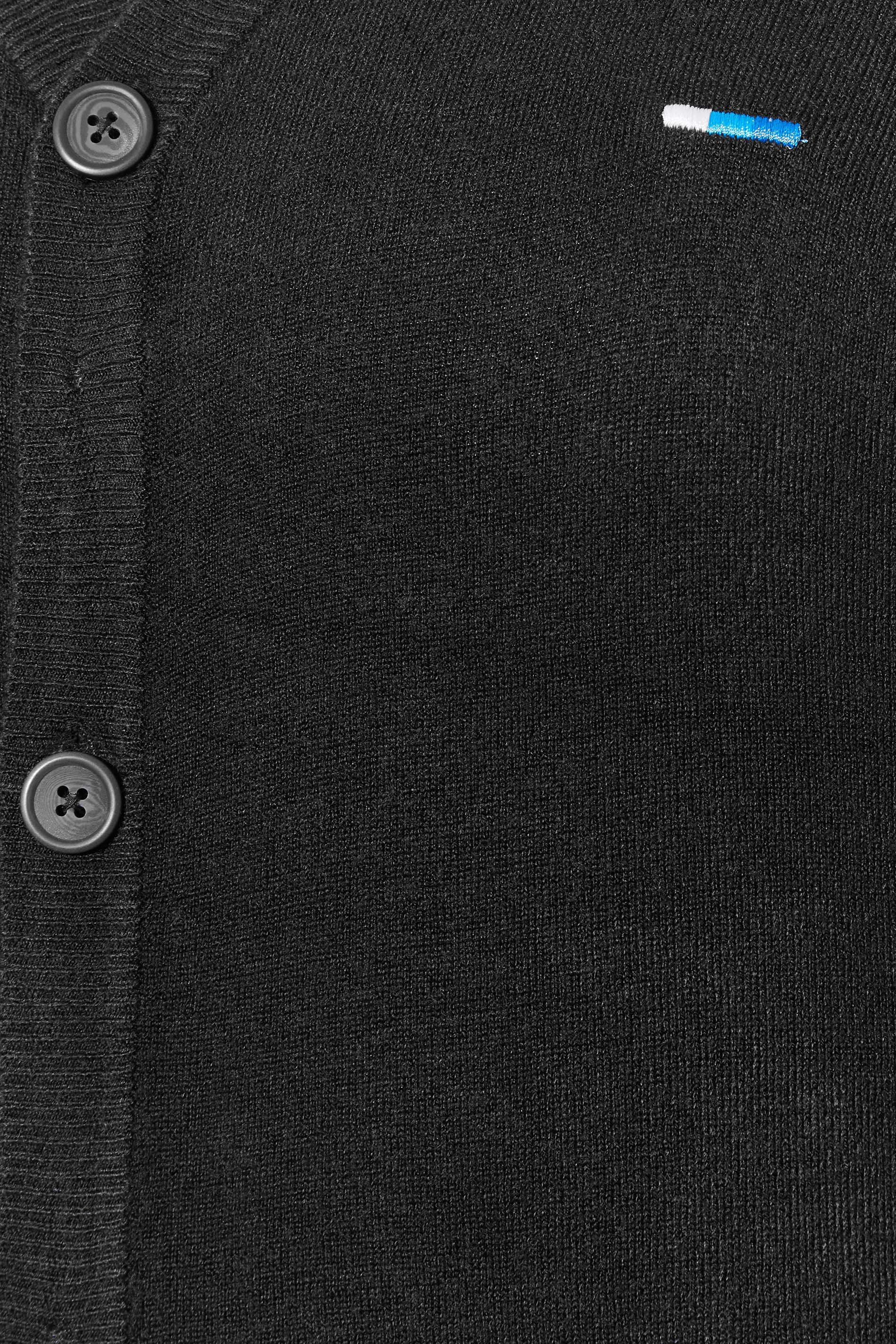 BadRhino Black Essential Knitted Cardigan | BadRhino 2