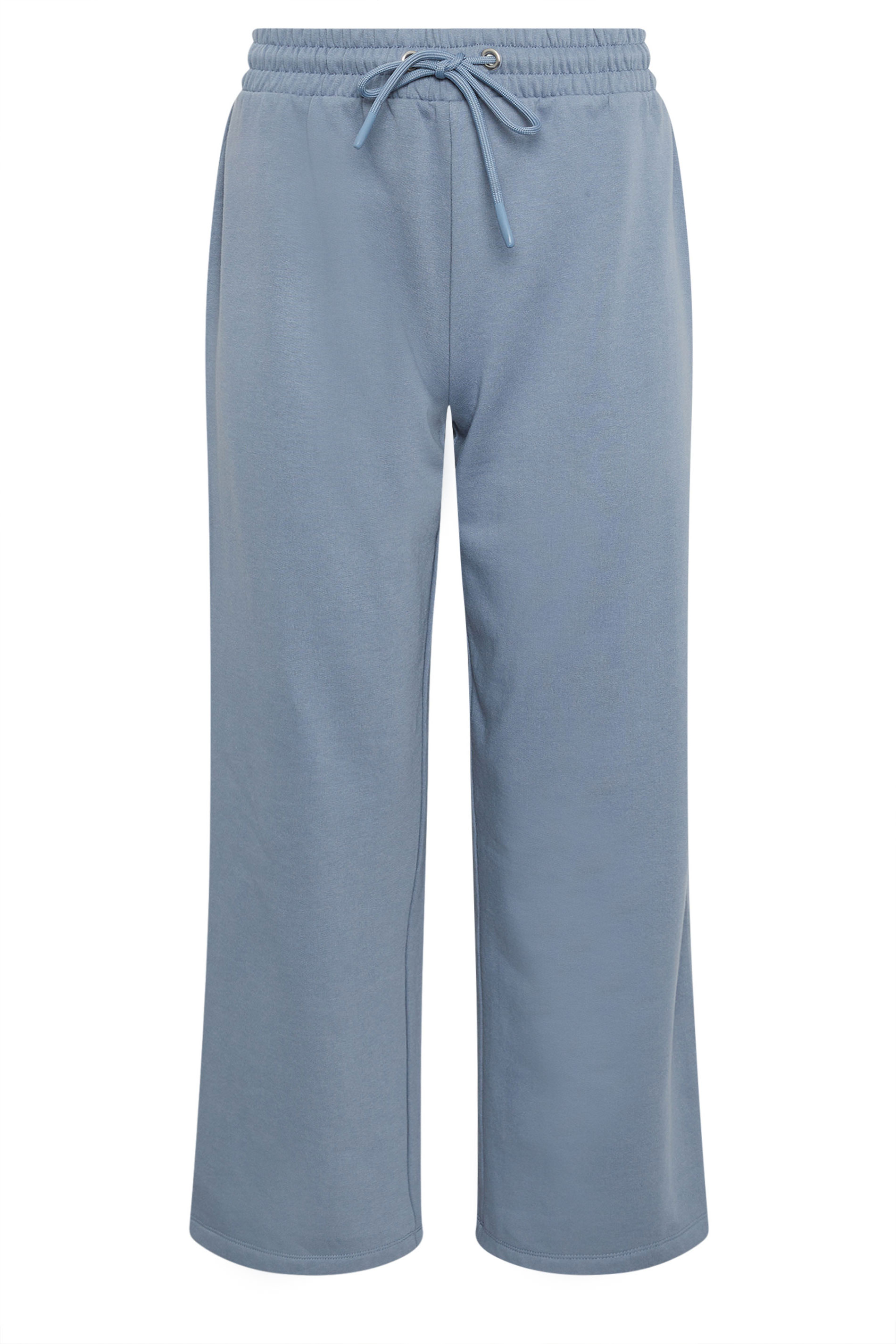 M&Co Petite Denim Blue Wide Leg Joggers | M&Co 5