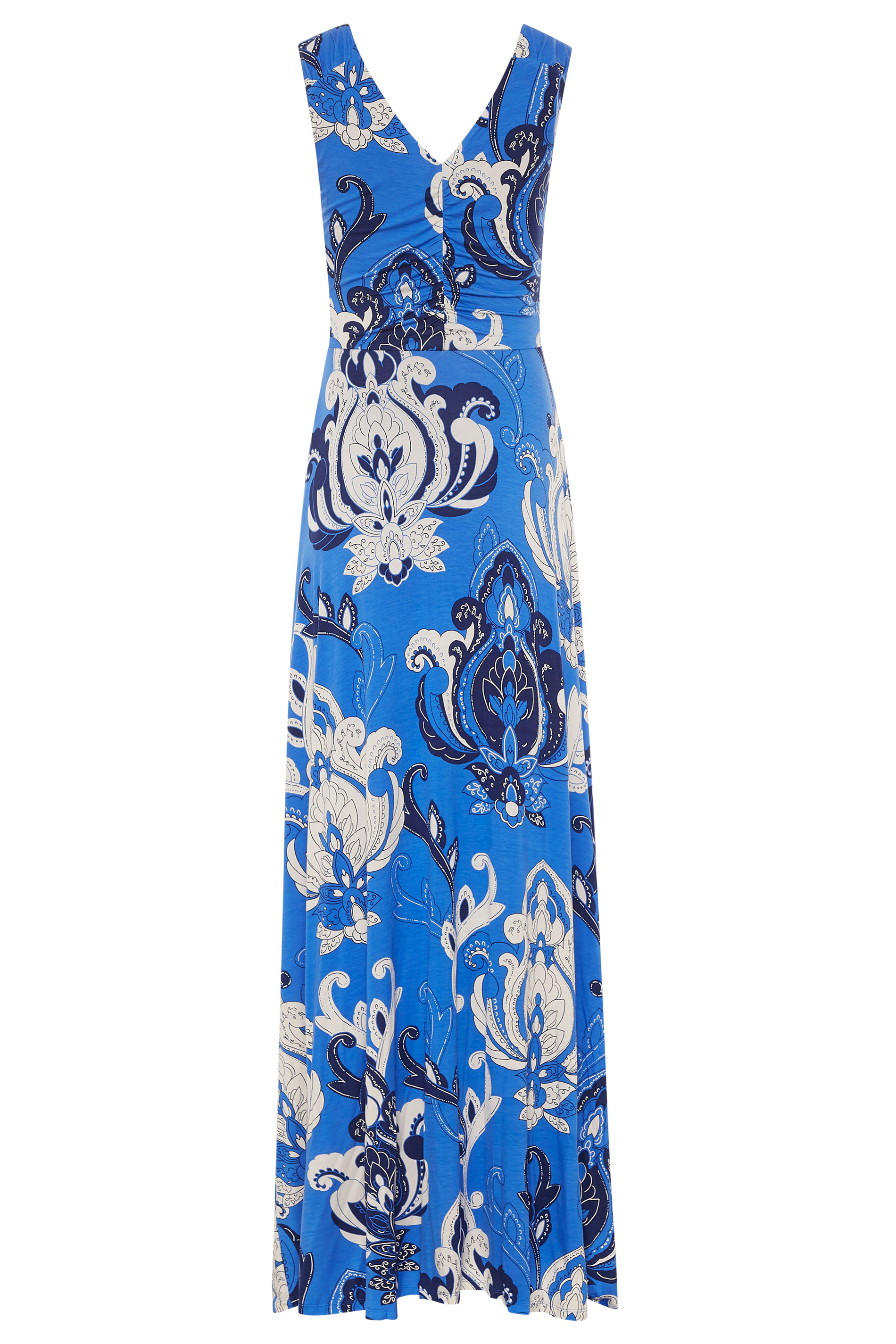 Blue Paisley Wrap Maxi Dress | Long Tall Sally