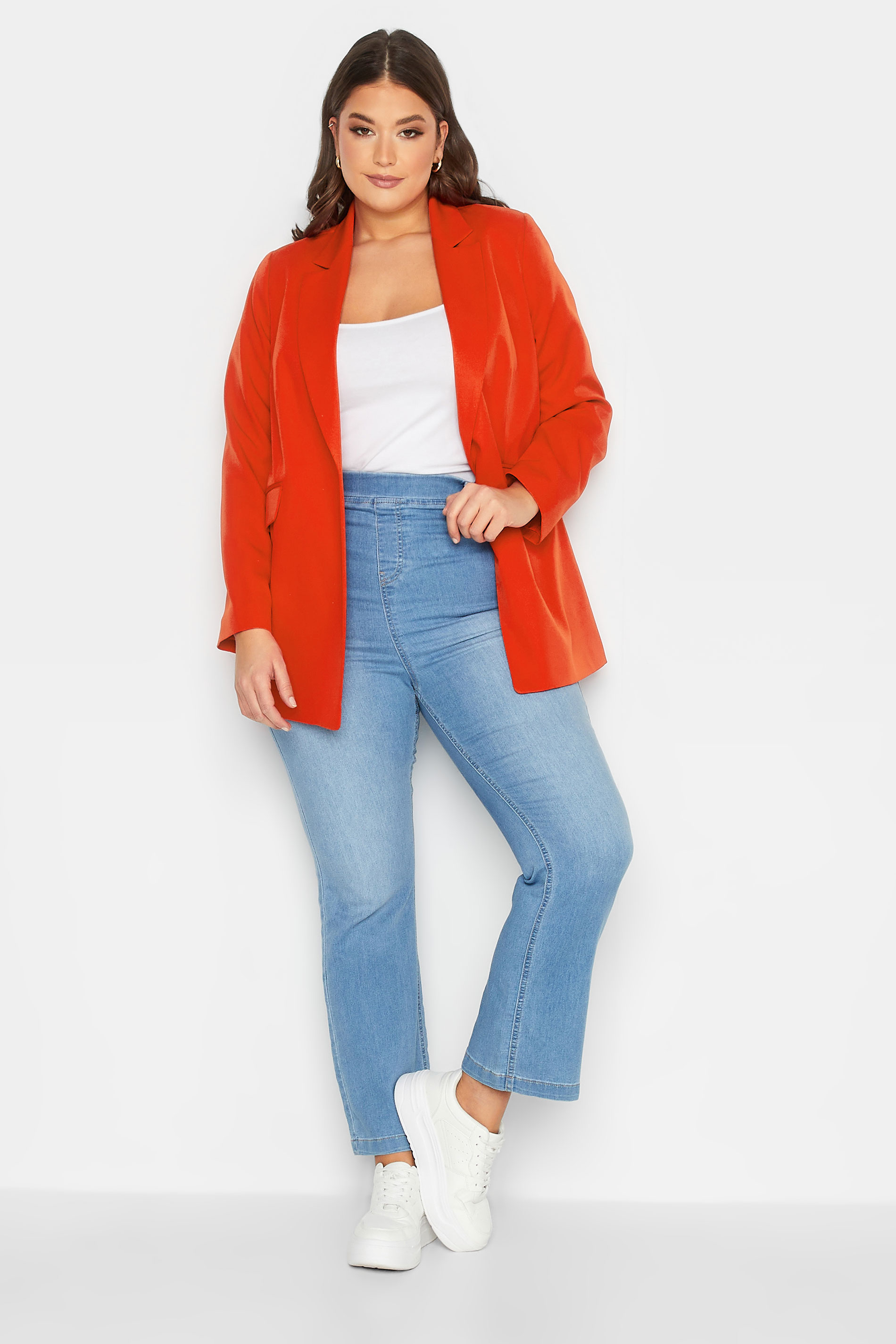 YOURS Plus Size Red Blazer | Yours Clothing  3