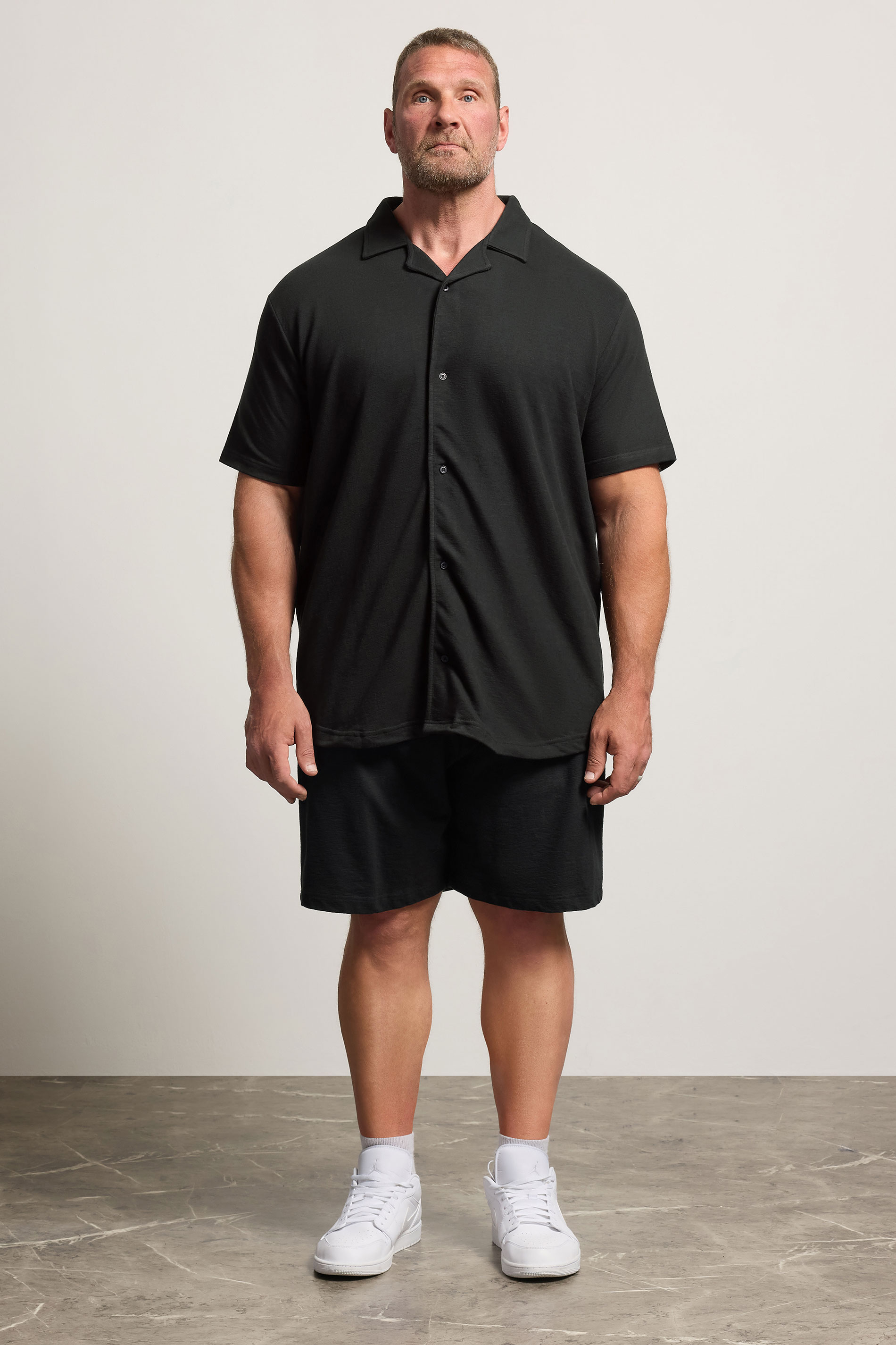 BadRhino Big & Tall Black Jersey Shorts | BadRhino 2