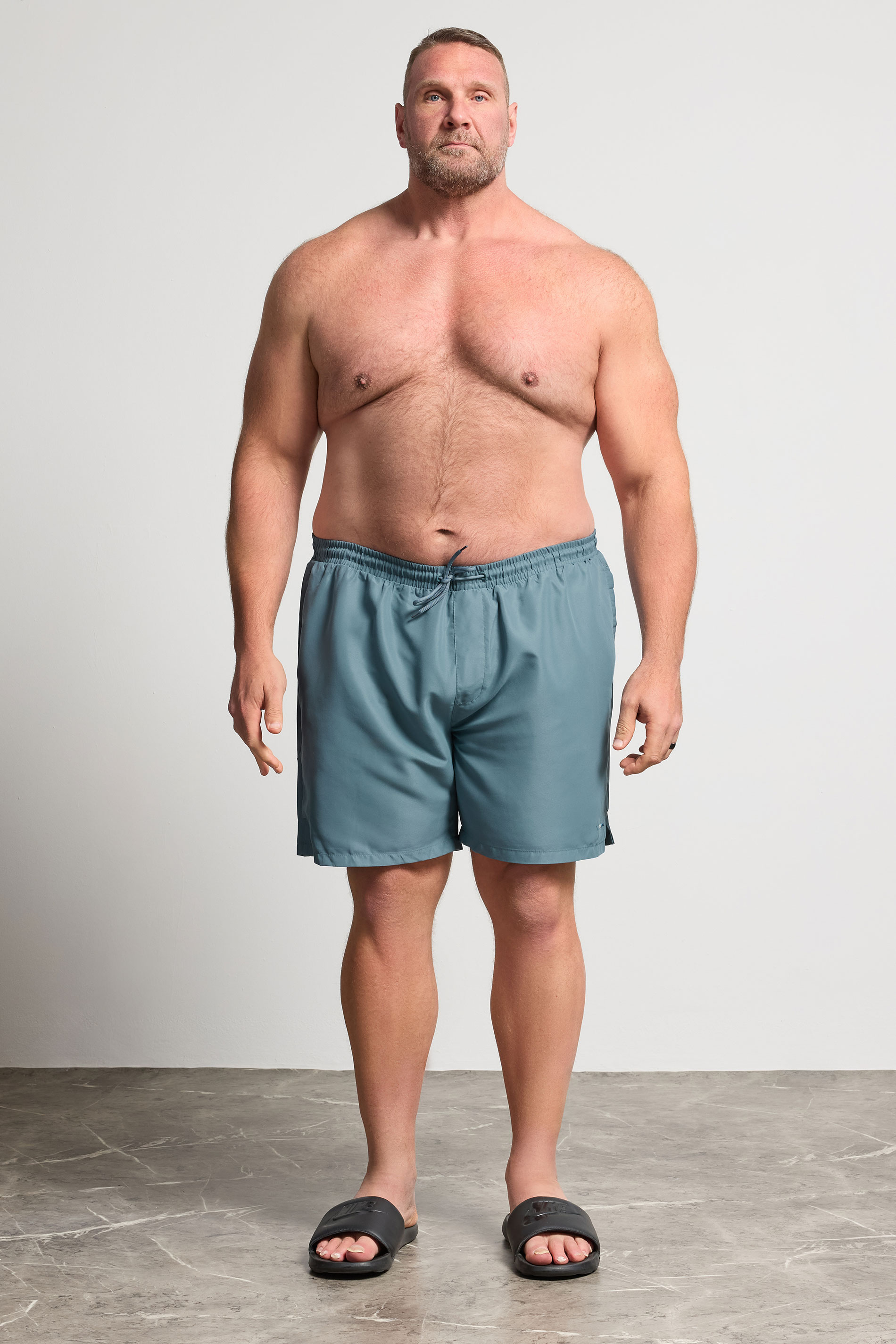 BadRhino Big & Tall Petrol Blue Swim Shorts | BadRhino 2