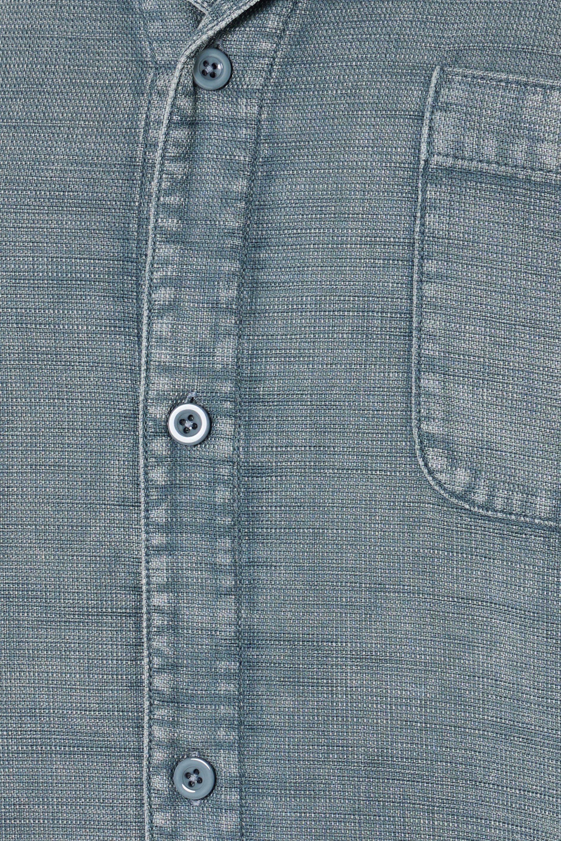 BadRhino Big & Tall Blue Acid Wash Cotton Shirt | BadRhino 8