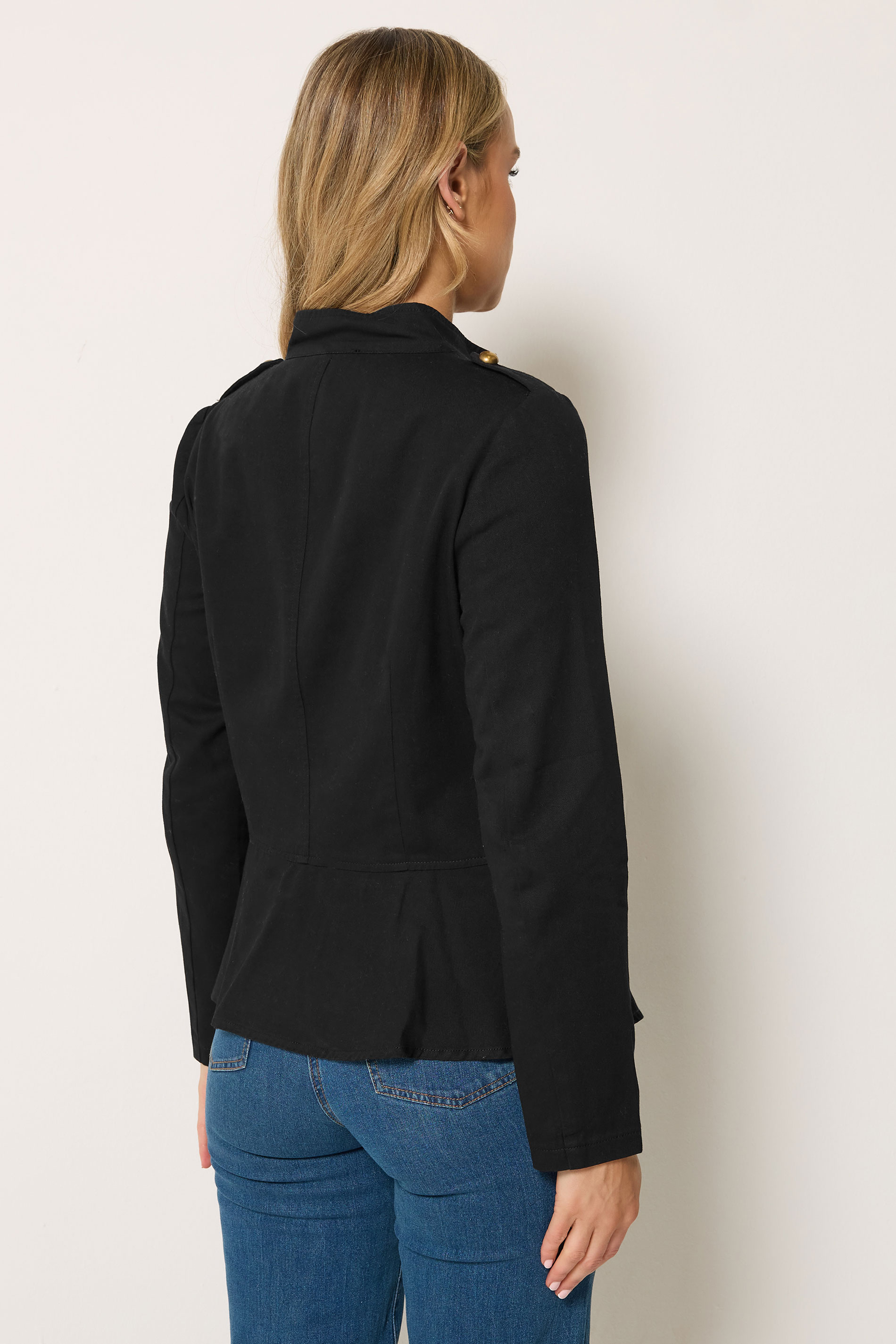 LTS Tall Women's Black Military Jacket | Long Tall Sally 2