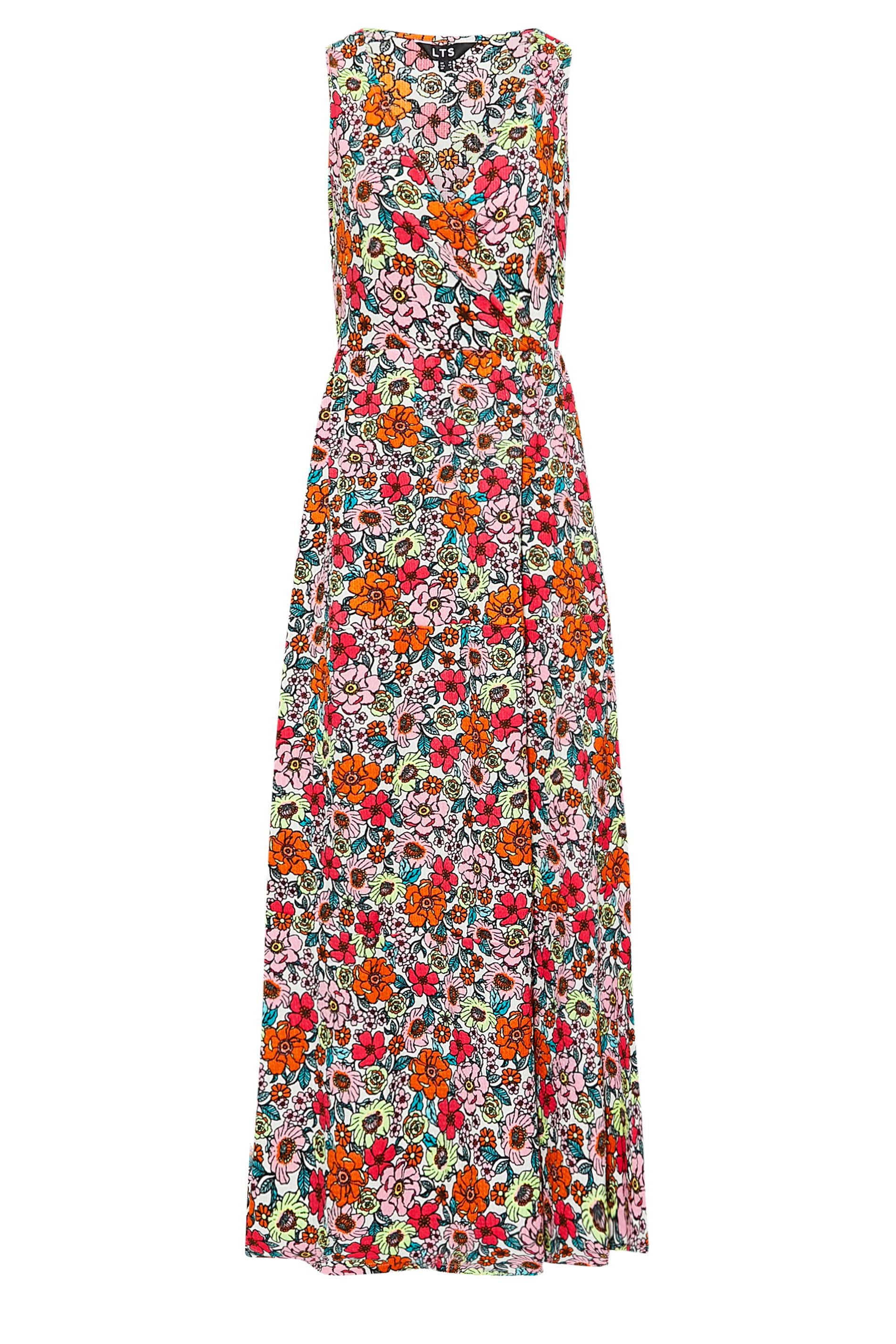 LTS Tall Women's Red Floral Print Maxi Dress | Long Tall Sally 3