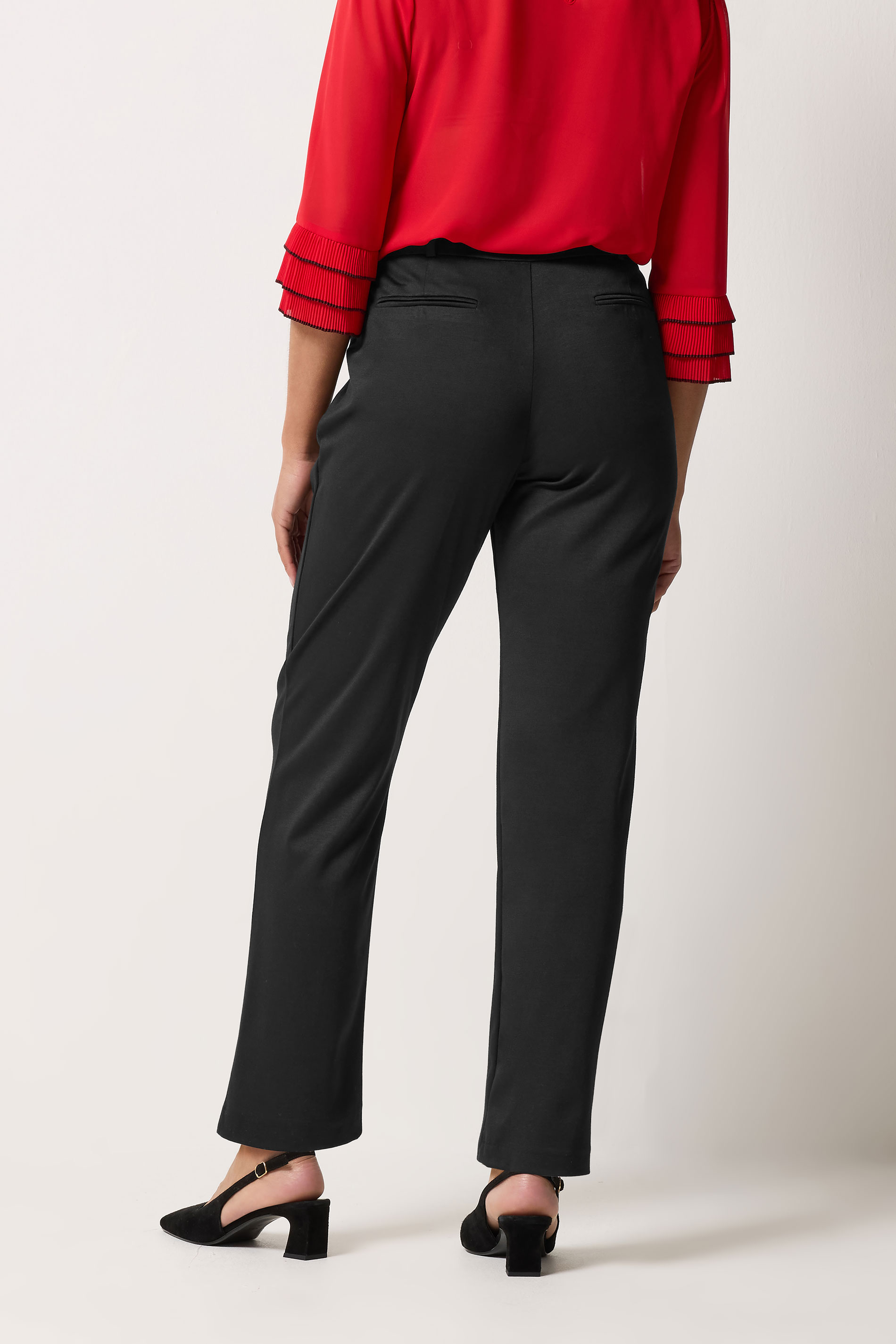 M&Co Black Ponte Tailored Trousers | M&Co 2