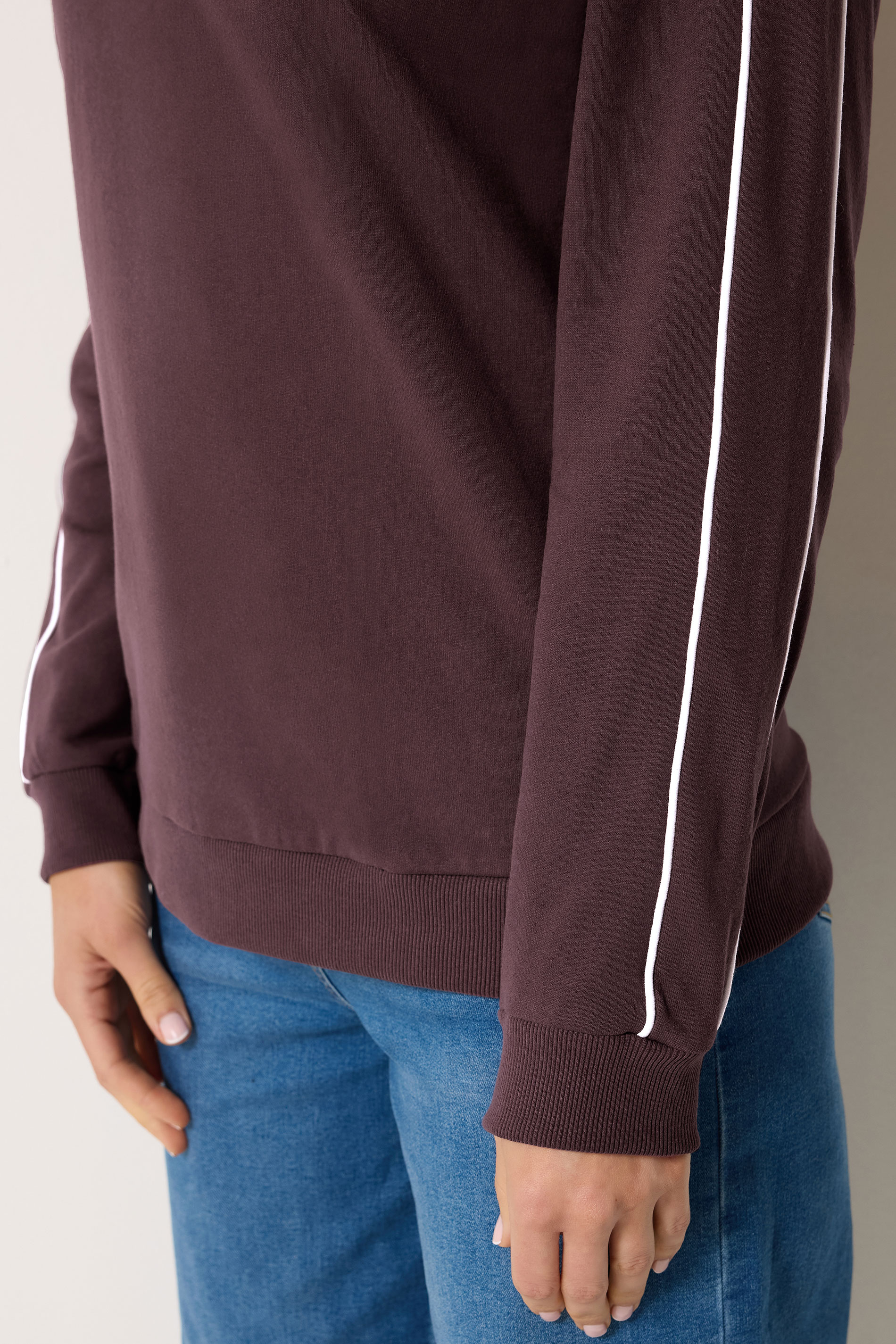 LTS Tall Women's Purple High Neck Sweatshirt | Long Tall Sally 4