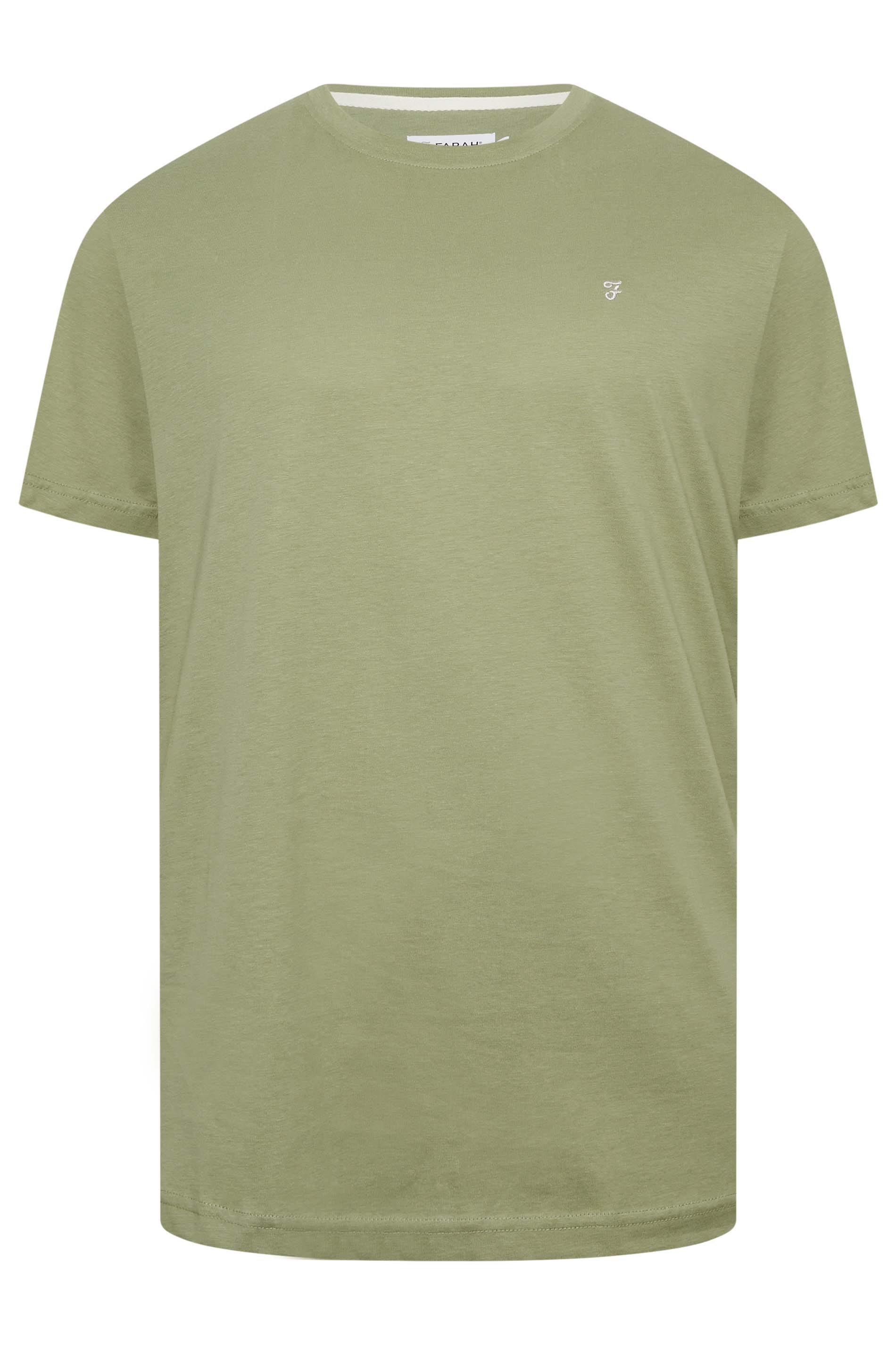 FARAH Big & Tall Green T-Shirt | BadRhino 3