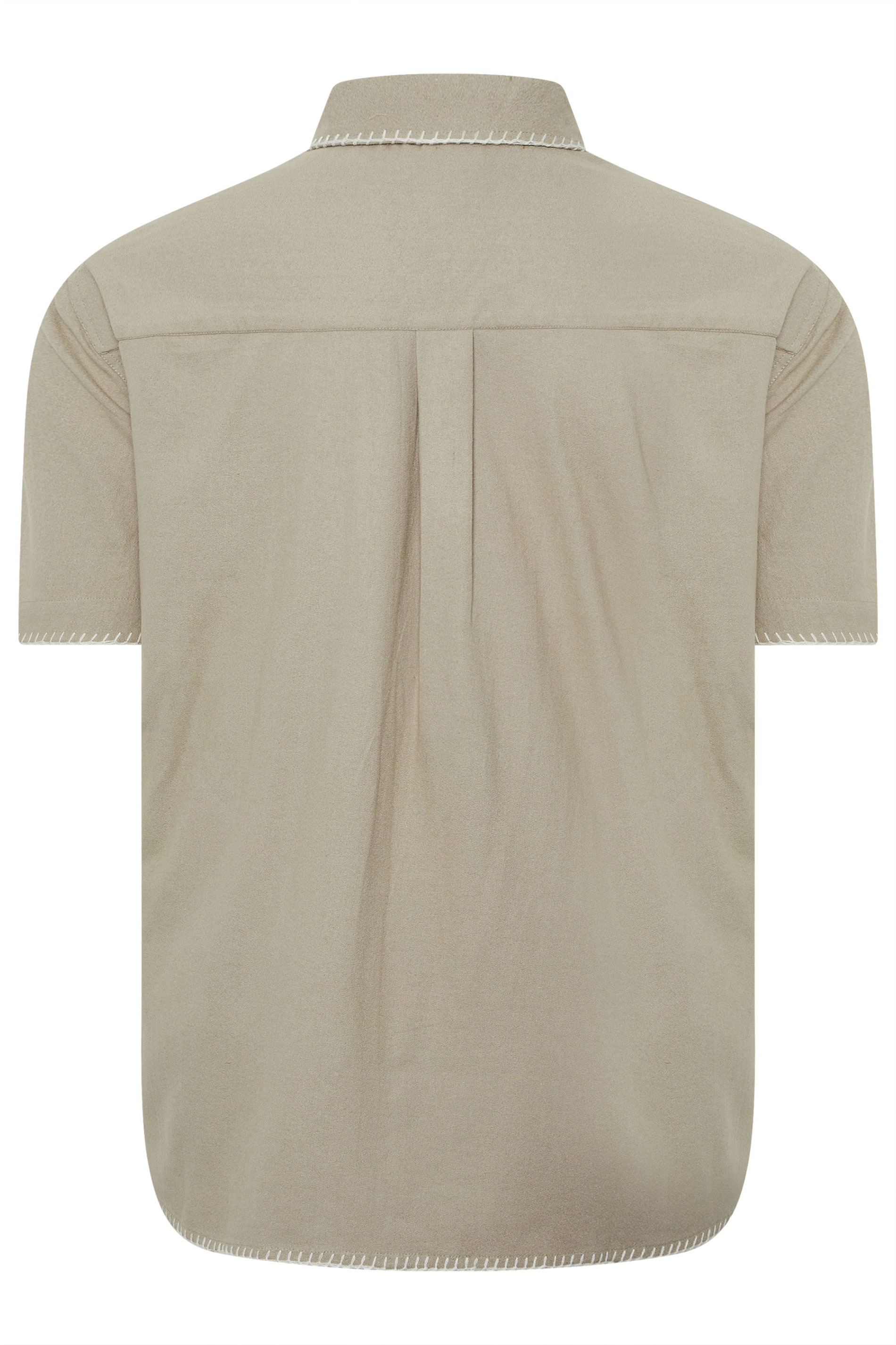 BadRhino Big & Tall Brown Heavyweight Embroidered Shirt | BadRhino  7