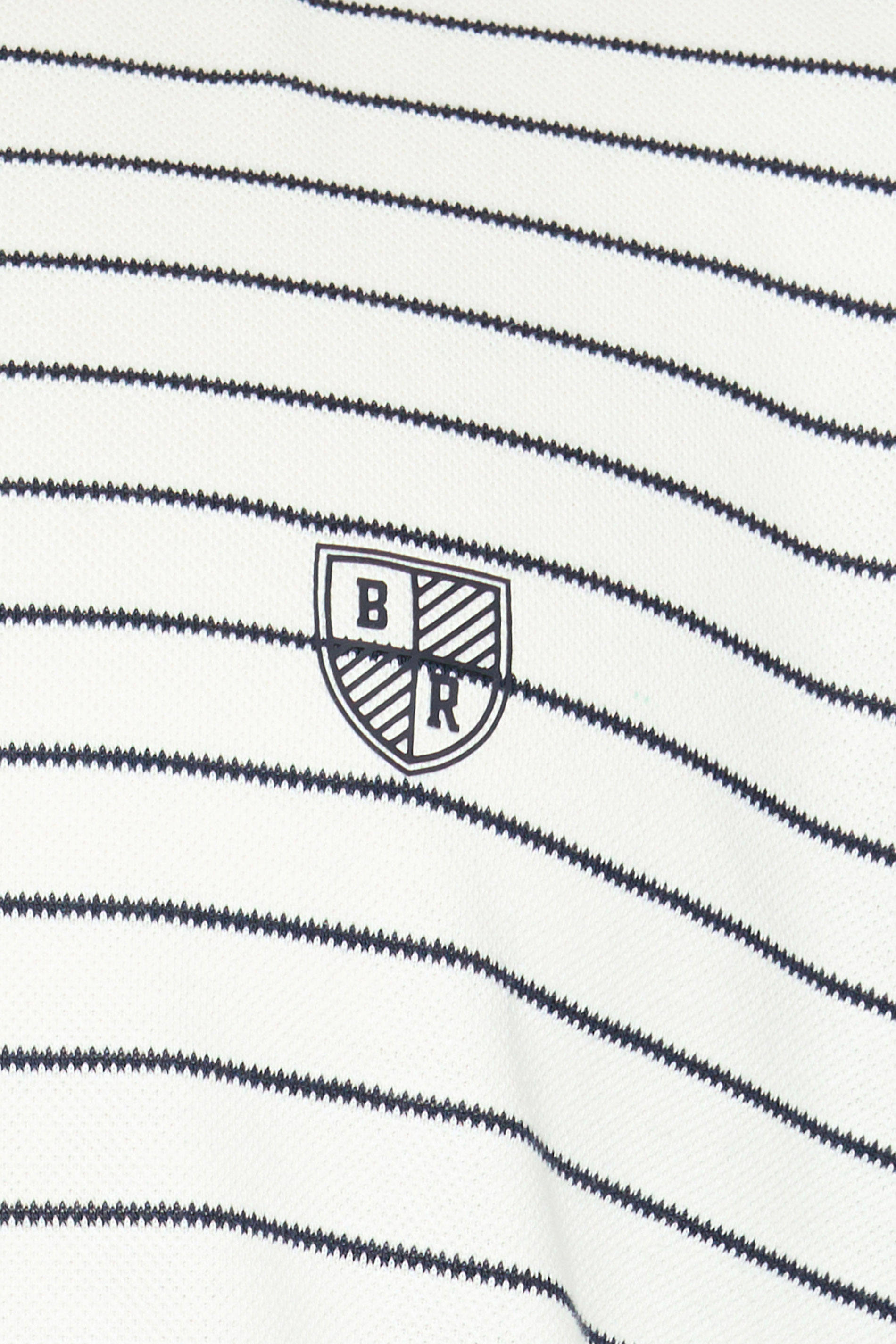 BadRhino Big & Tall Off-White Extra Long Stripe Pique T-Shirt | BadRhino 8