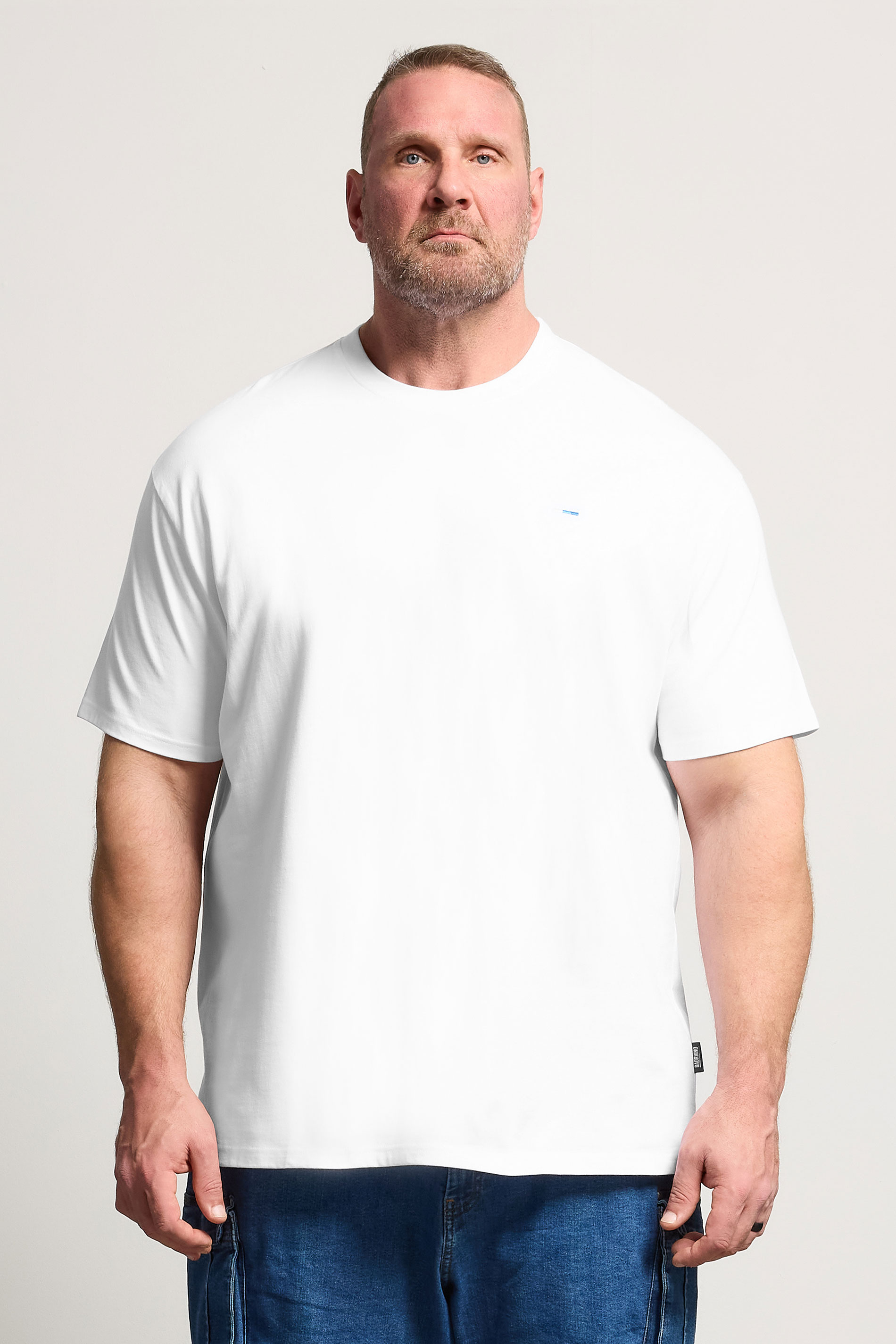 BadRhino Big & Tall White Heavyweight T-Shirt | BadRhino 3