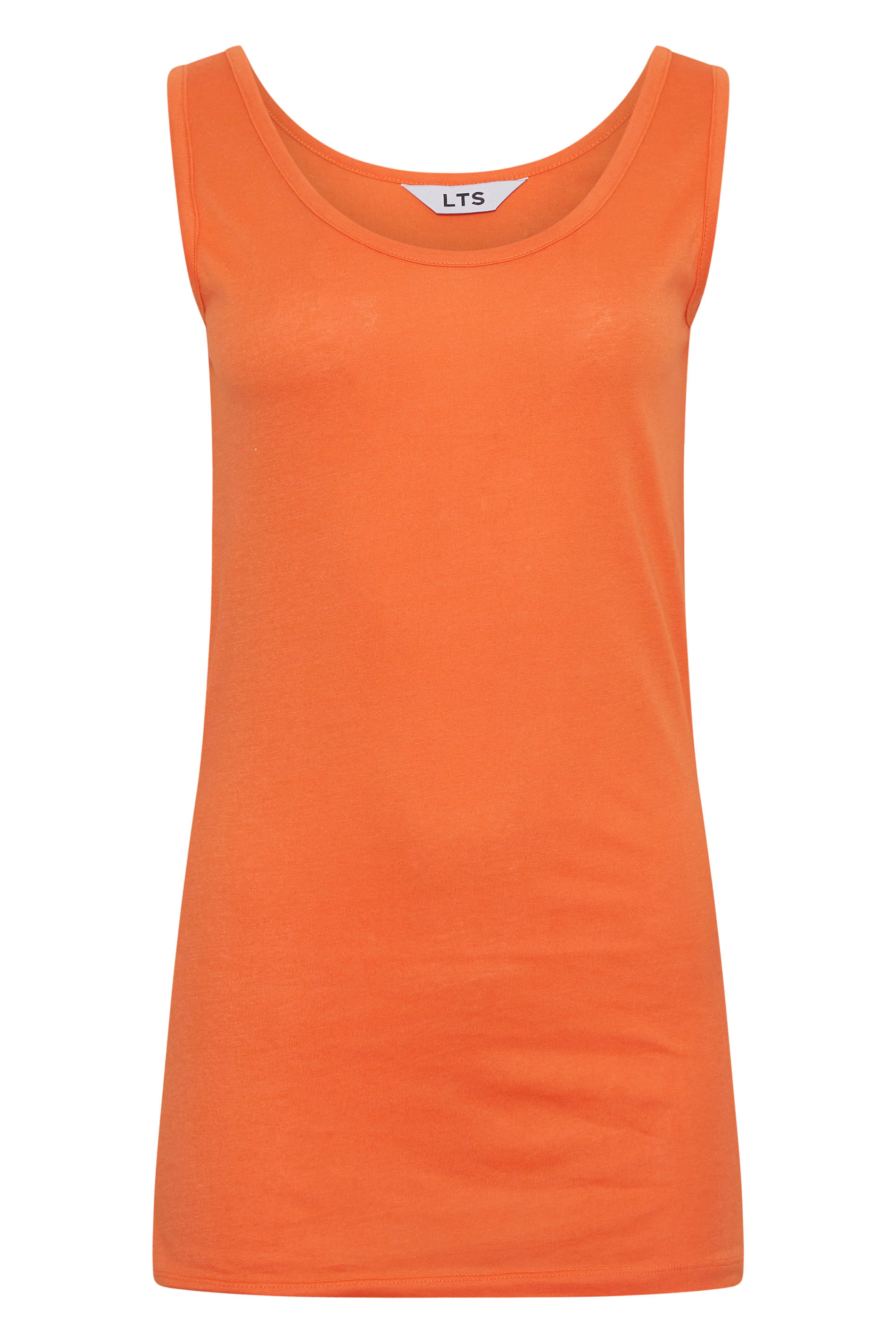 LTS Tall Women's Orange Vest Top | Long Tall Sally